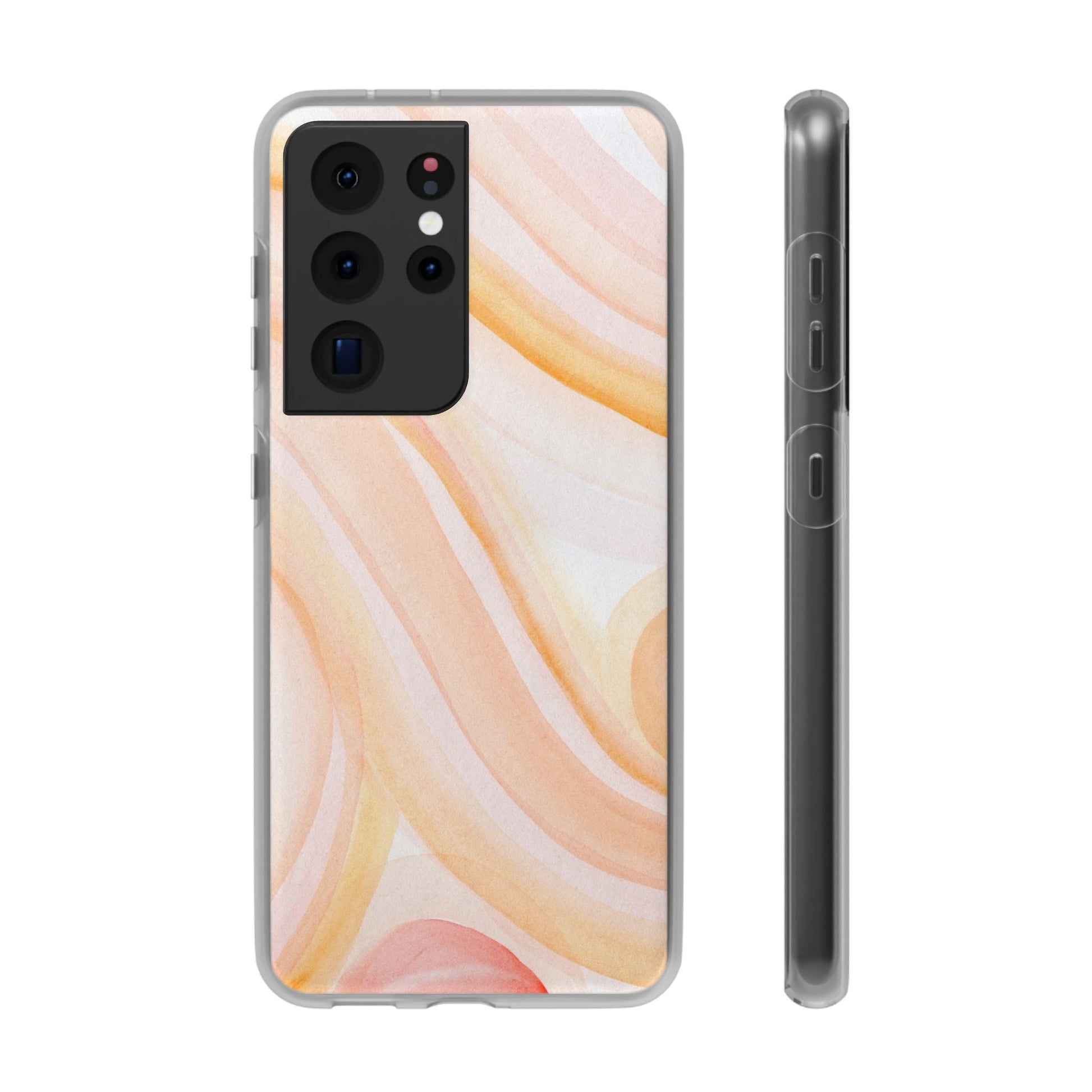 Aesthetic Phone Case, Soft Pastel Flexible Cover, Trendy Mobile Accessories, Gift for Her, Cute Phone Protection - FORMO