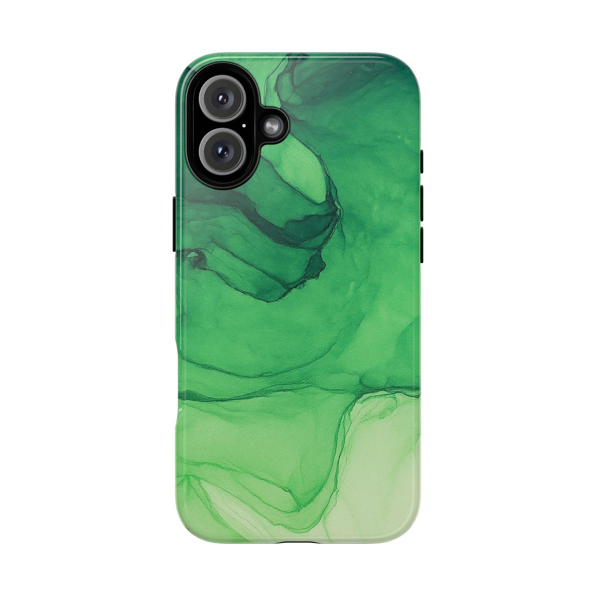 Stylish Phone Case for Nature Lovers, Tough Cases, Green Marble Design, Organic Aesthetic, Unique Gift, Eco-friendly Accessories