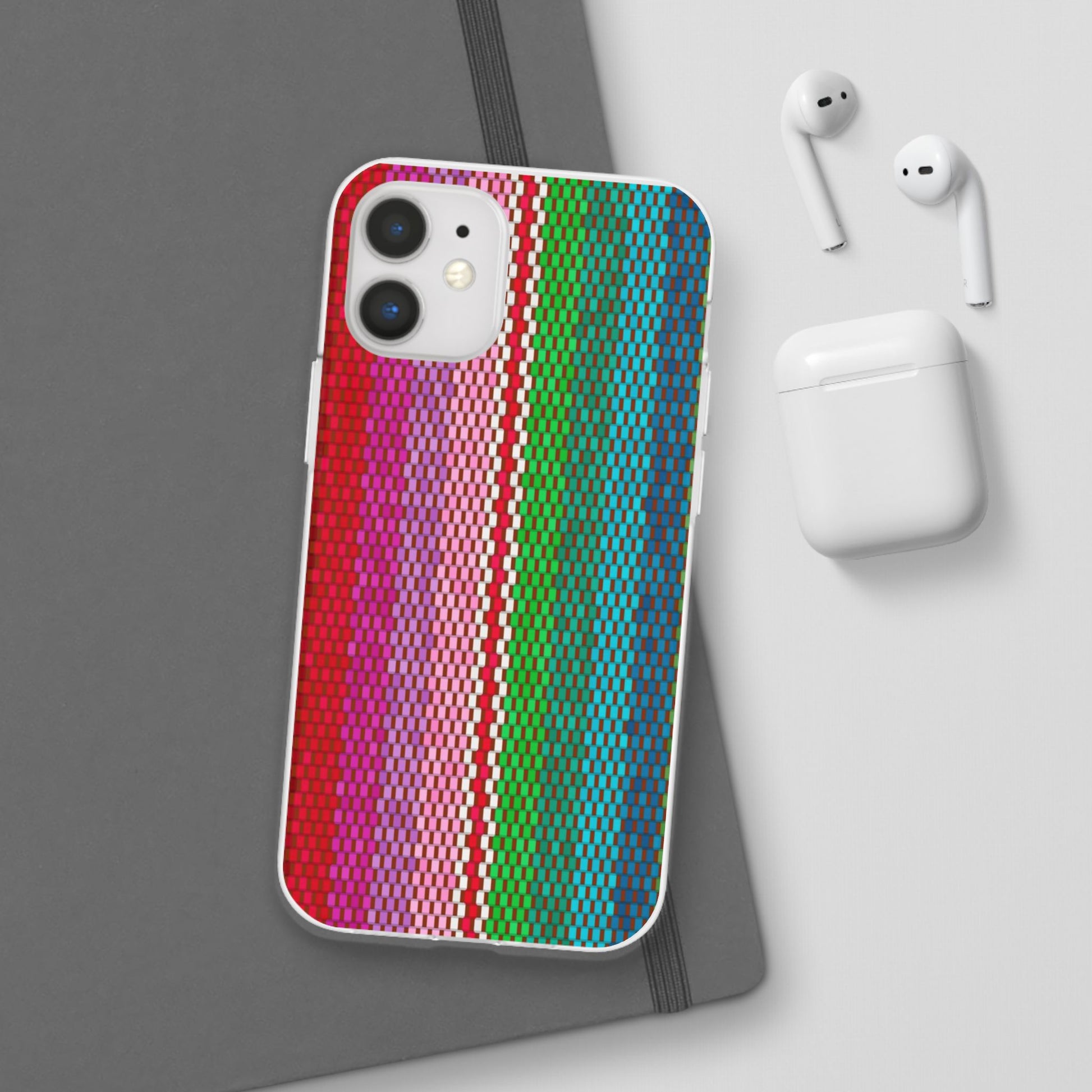 Colorful Striped Flexi Phone Case (iPhone & Samsung Compatible) - FORMO