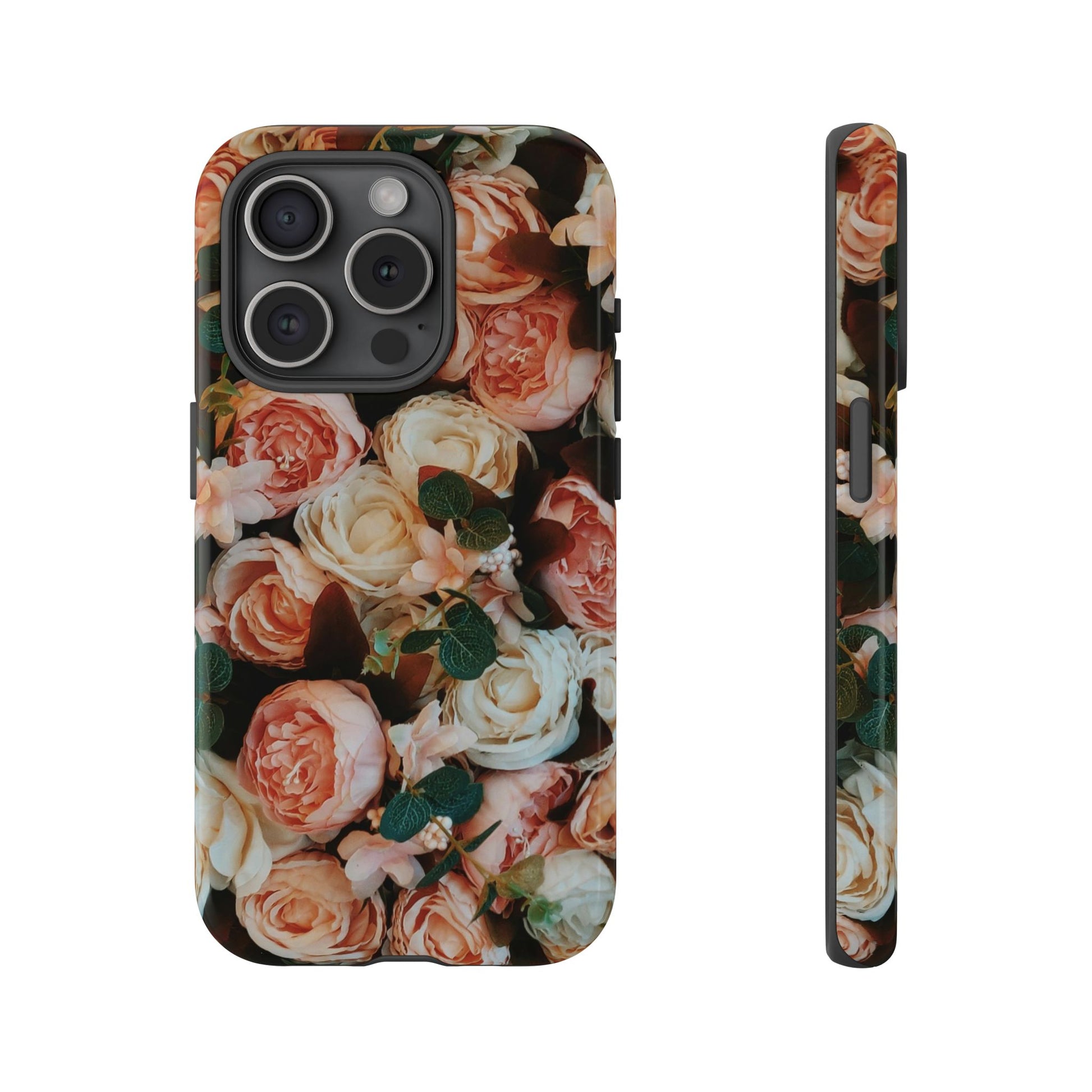 Floral Phone Case - Tough Cases, Rose Design, Floral Protection, Gift for Her, Cute Mobile Cover, Eco-Friendly Case - FORMO