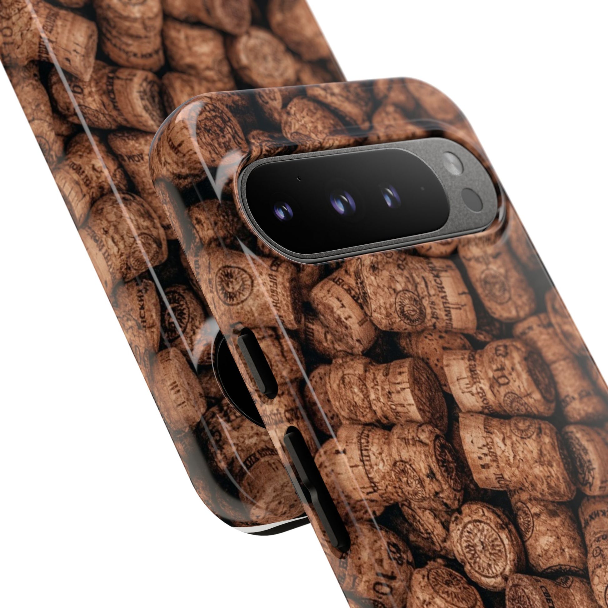 Cork Pattern Phone Case - Eco-Friendly, Vintage Style, Rustic Gifts for Wine Lovers, Housewarming, Birthday, Unique Gift - FORMO