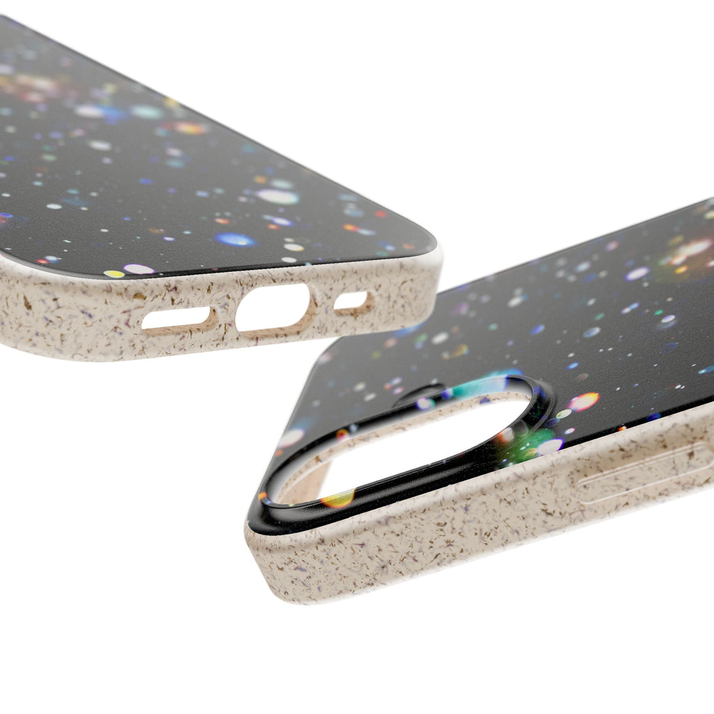 Eco-Friendly Phone Cases, Galaxy Print Biodegradable Cases, Sustainable Phone Accessories, Green Gifts for Her, Space Lover Gift - FORMO