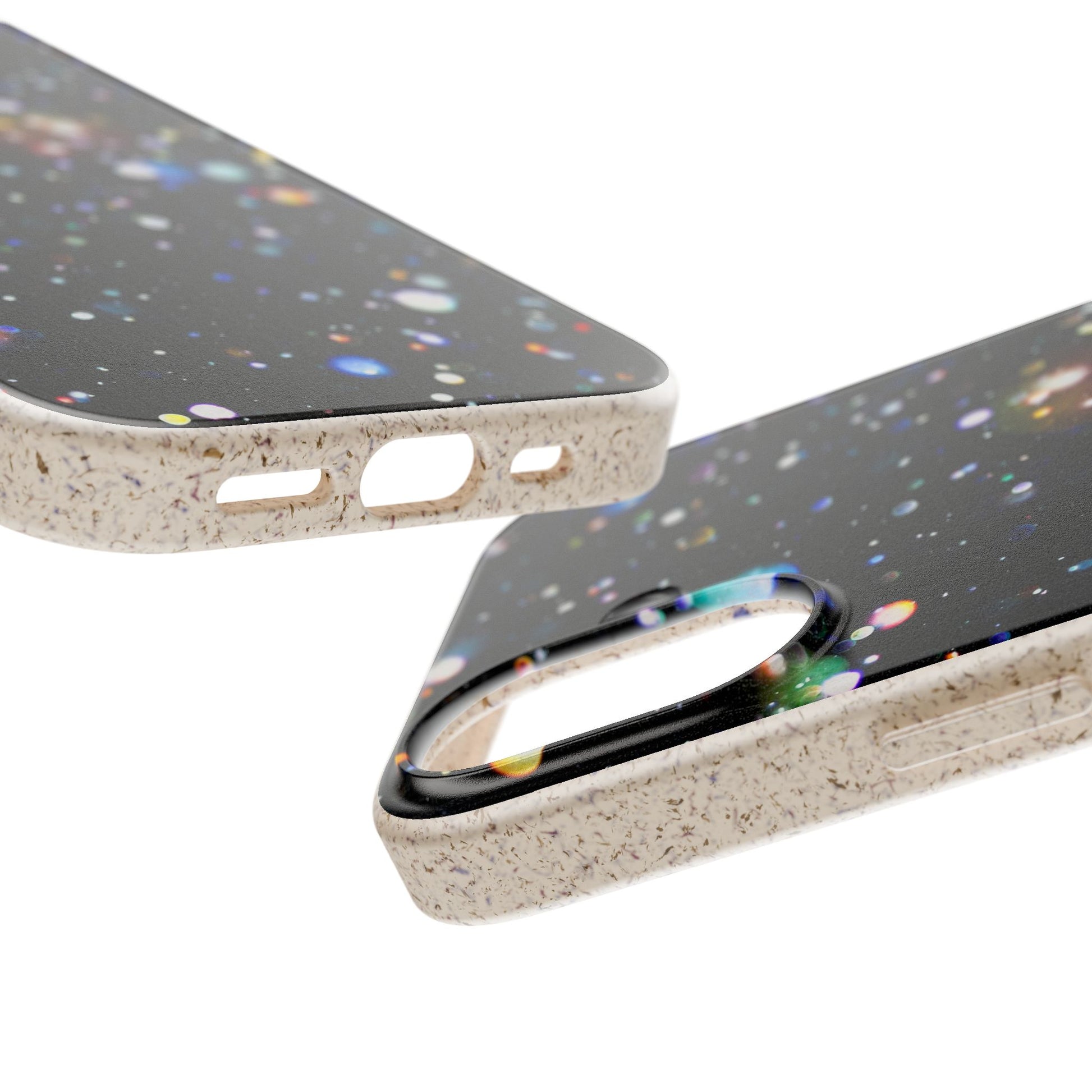Eco-Friendly Phone Cases, Galaxy Print Biodegradable Cases, Sustainable Phone Accessories, Green Gifts for Her, Space Lover Gift - FORMO