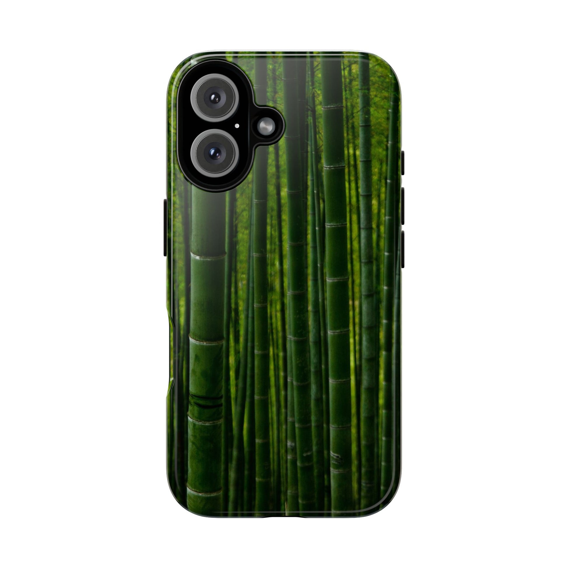 Bamboo Phone Case - Tough Cases, Nature Lover Gift, Eco-Friendly Phone Accessory, Greenery Design, Unique Smartphone Cover - FORMO