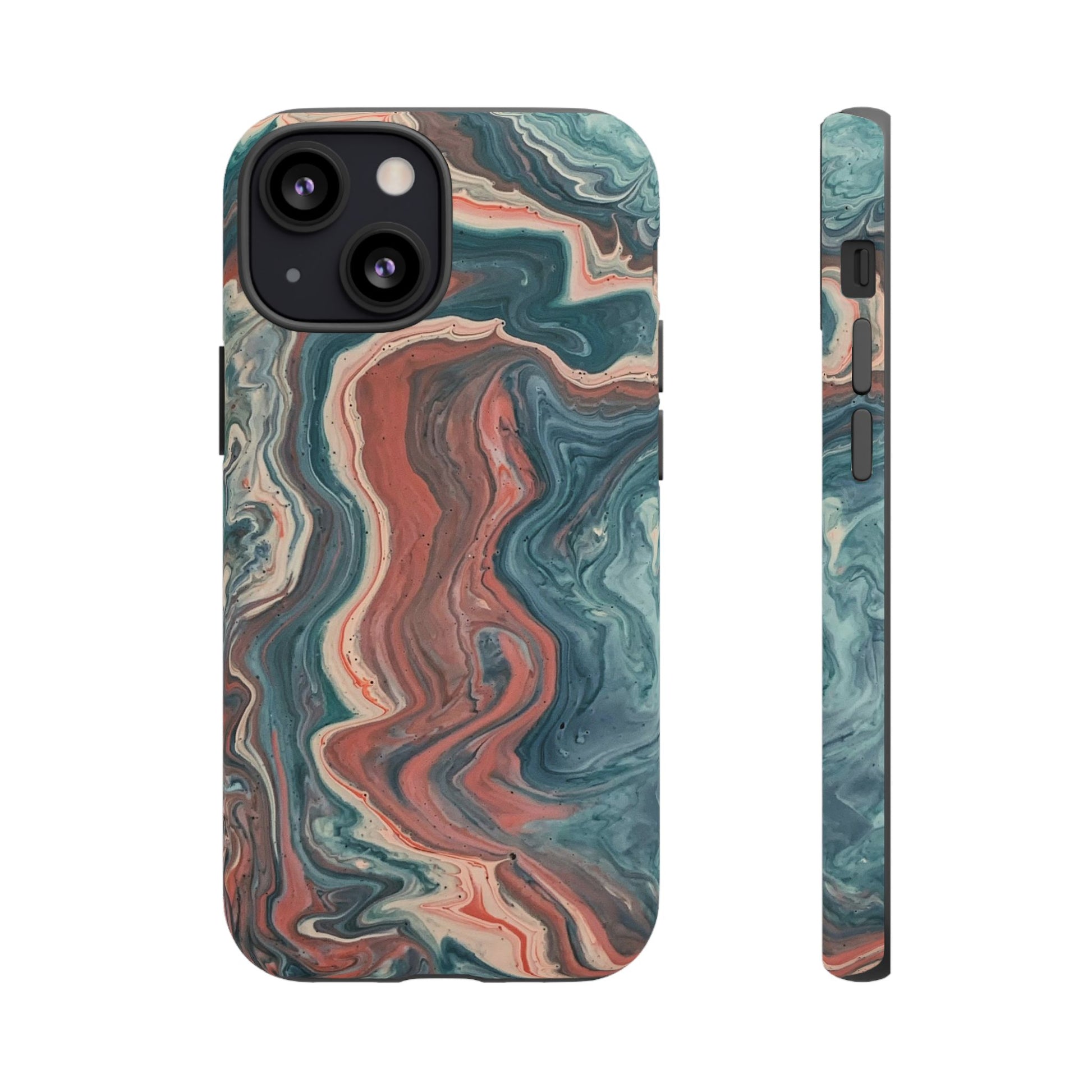 Artistic Phone Case, Tough Cases for Stylish Protection, Marble Design, Trendy Gift for Phone Lovers, Unique Cell Phone Accessory - FORMO