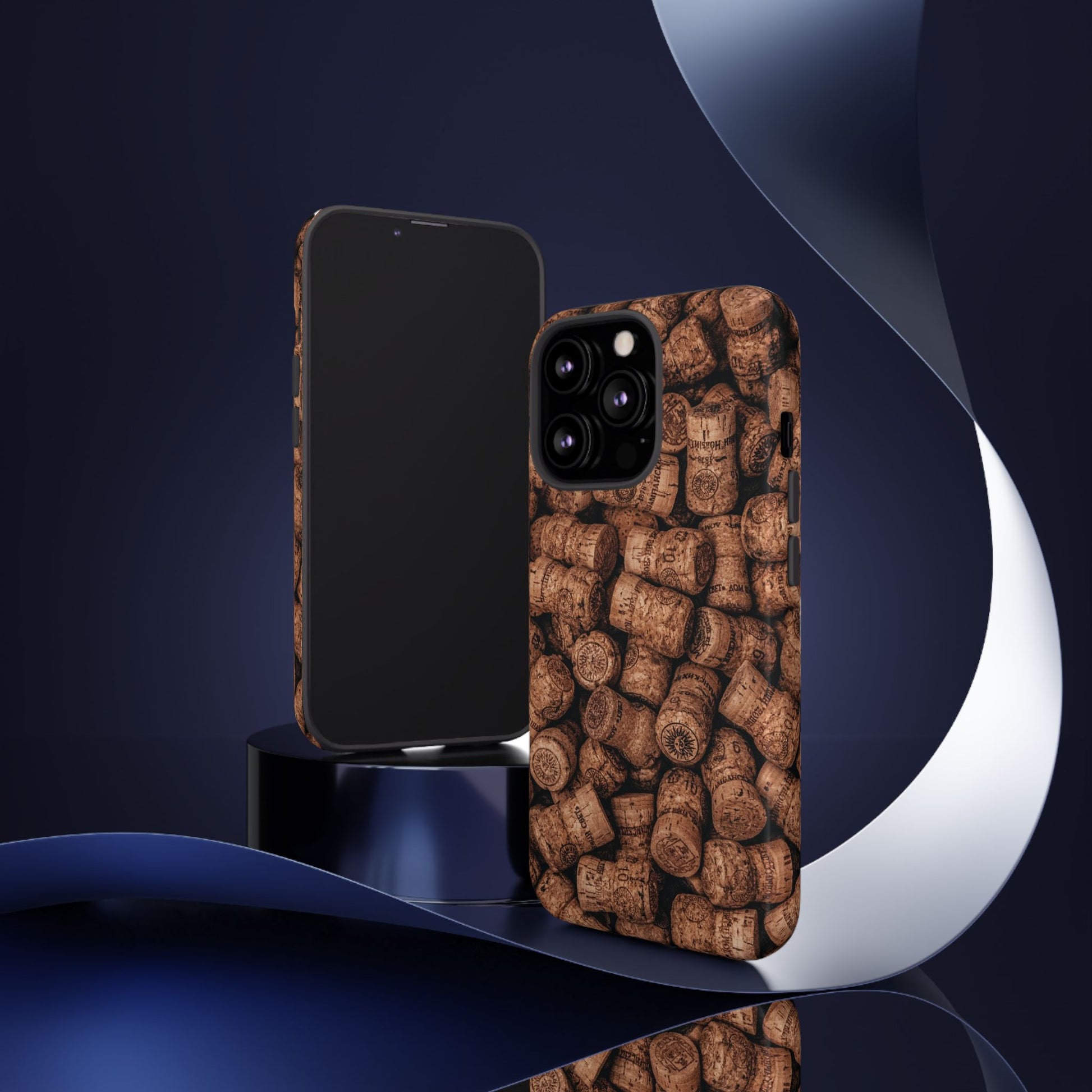 Cork Pattern Phone Case - Eco-Friendly, Vintage Style, Rustic Gifts for Wine Lovers, Housewarming, Birthday, Unique Gift - FORMO