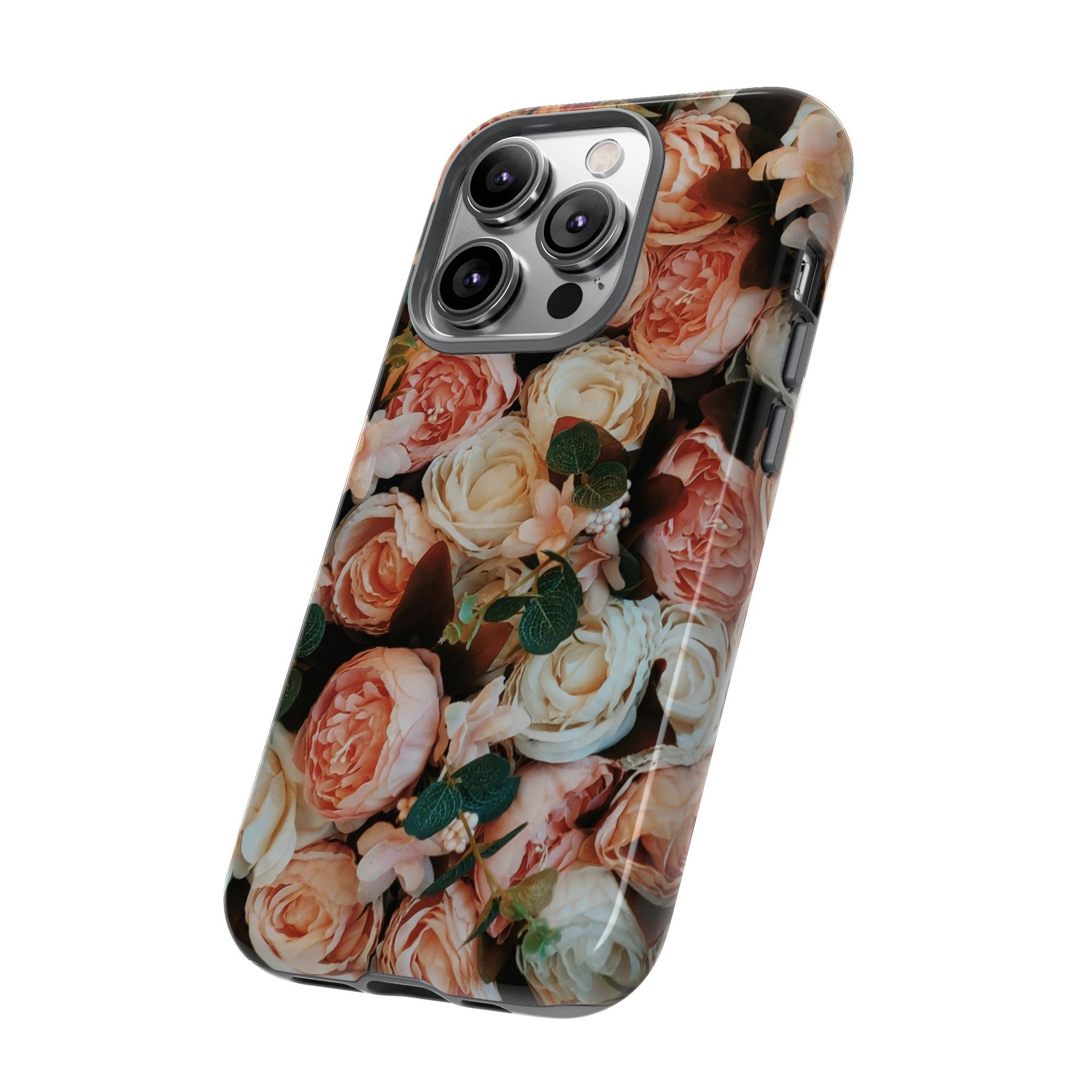 Floral Phone Case - Tough Cases, Rose Design, Floral Protection, Gift for Her, Cute Mobile Cover, Eco-Friendly Case - FORMO