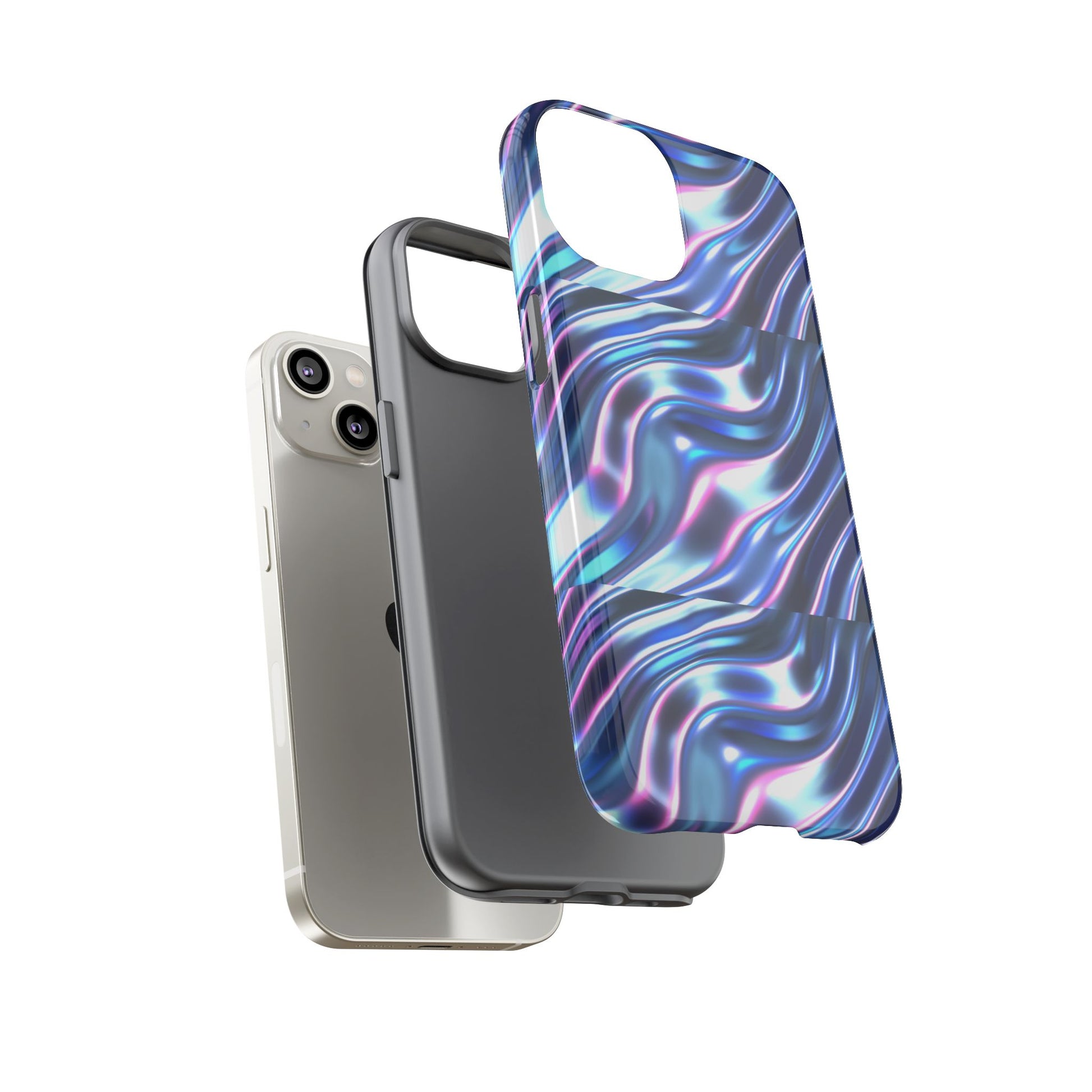 Iridescent Glossy Tough Phone Case (iPhone, Samsung & Google Pixel Compatible) - FORMO