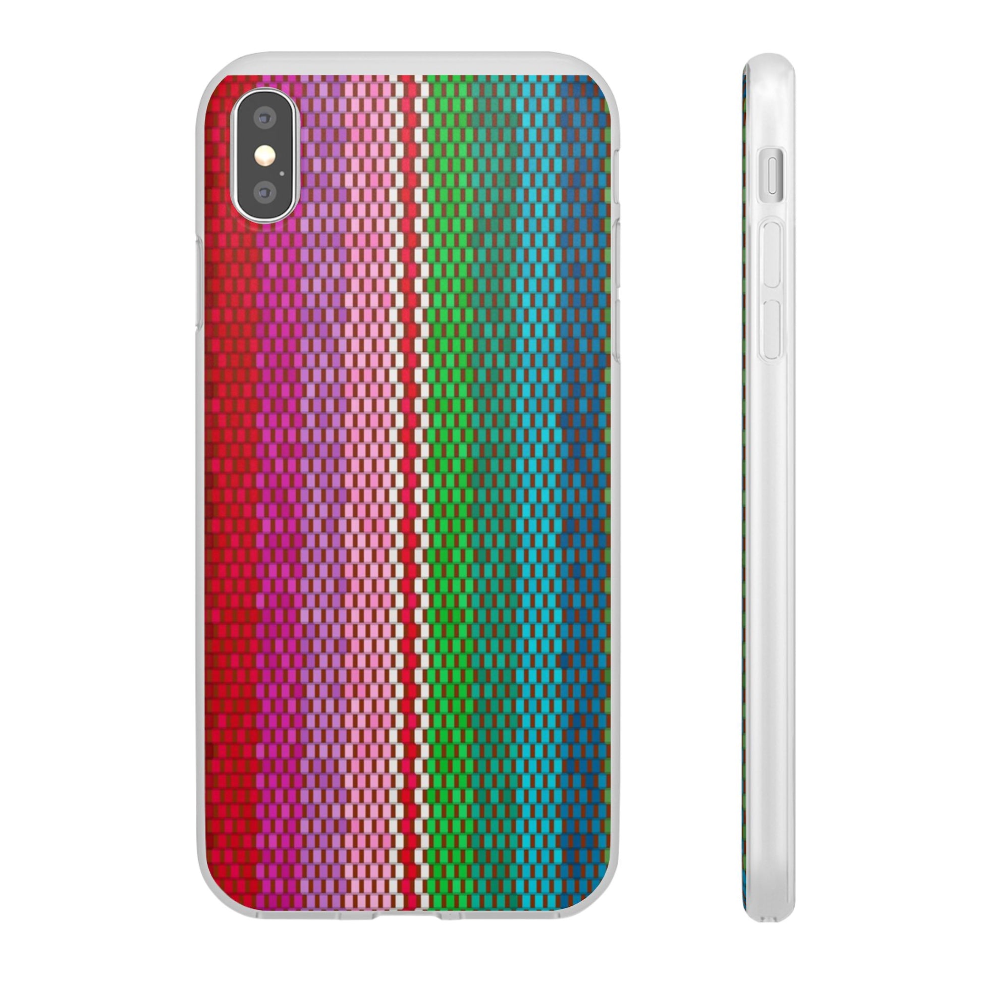 Colorful Striped Flexi Phone Case (iPhone & Samsung Compatible) - FORMO