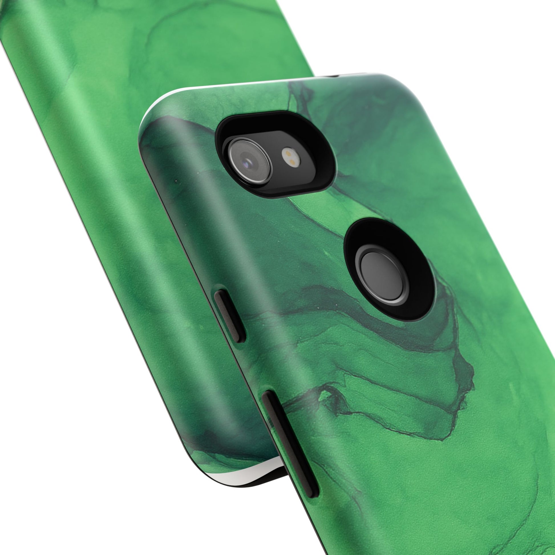 Stylish Phone Case for Nature Lovers, Tough Cases, Green Marble Design, Organic Aesthetic, Unique Gift, Eco-friendly Accessories