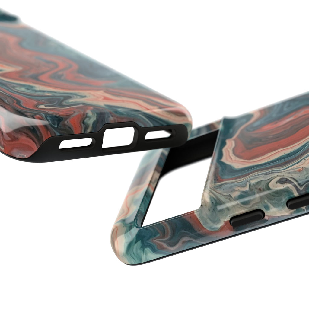 Artistic Phone Case, Tough Cases for Stylish Protection, Marble Design, Trendy Gift for Phone Lovers, Unique Cell Phone Accessory - FORMO