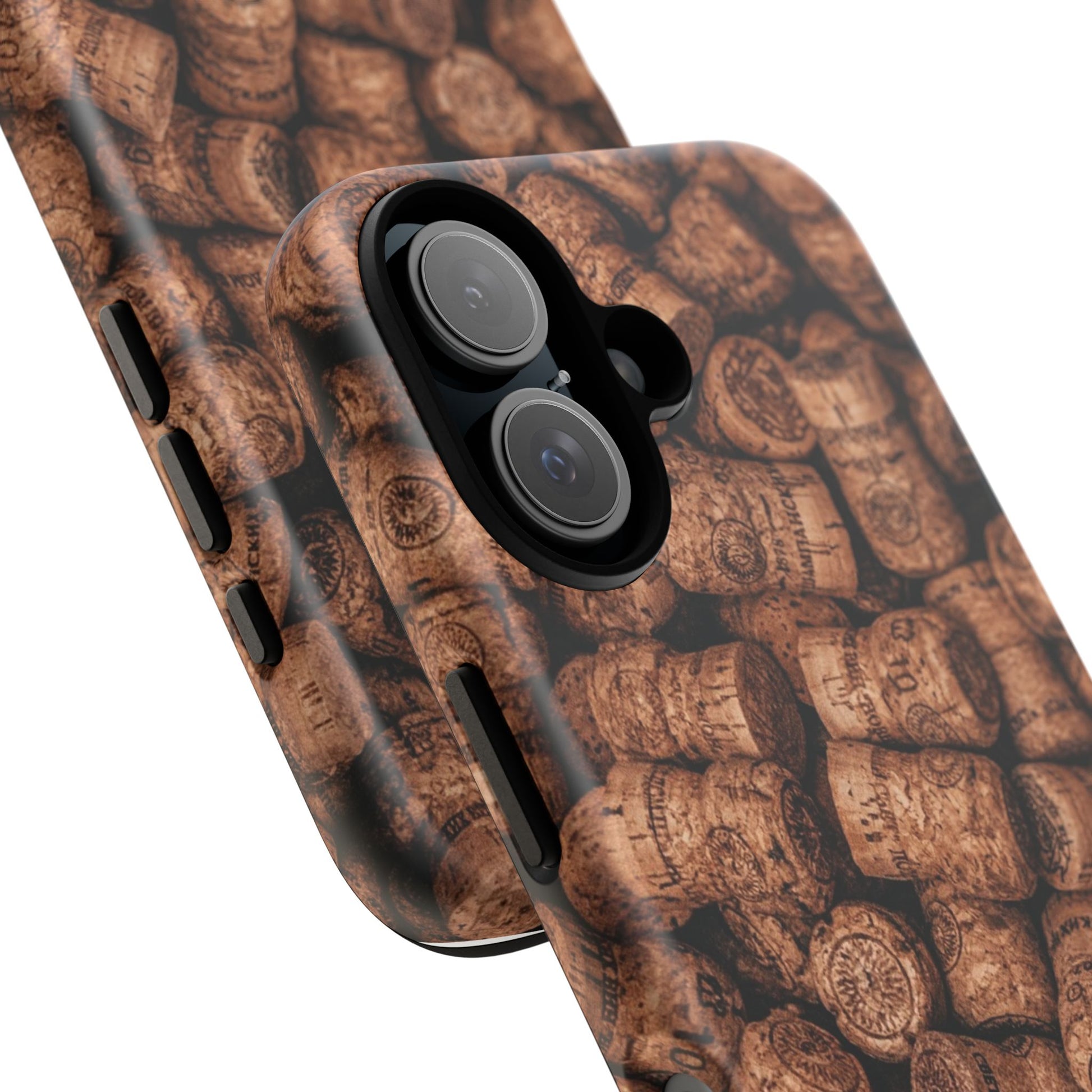 Cork Pattern Phone Case - Eco-Friendly, Vintage Style, Rustic Gifts for Wine Lovers, Housewarming, Birthday, Unique Gift - FORMO