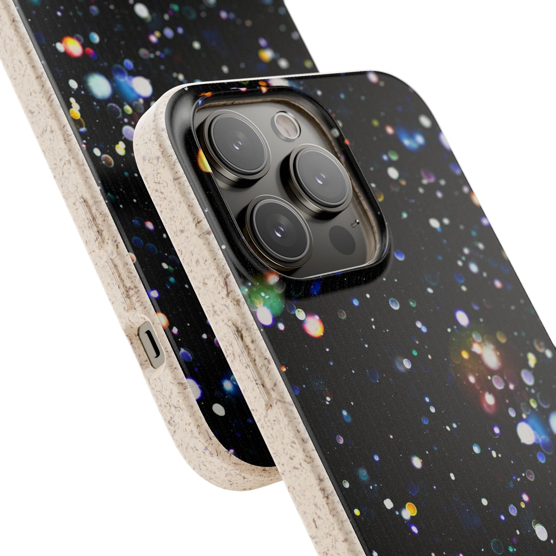 Eco-Friendly Phone Cases, Galaxy Print Biodegradable Cases, Sustainable Phone Accessories, Green Gifts for Her, Space Lover Gift - FORMO
