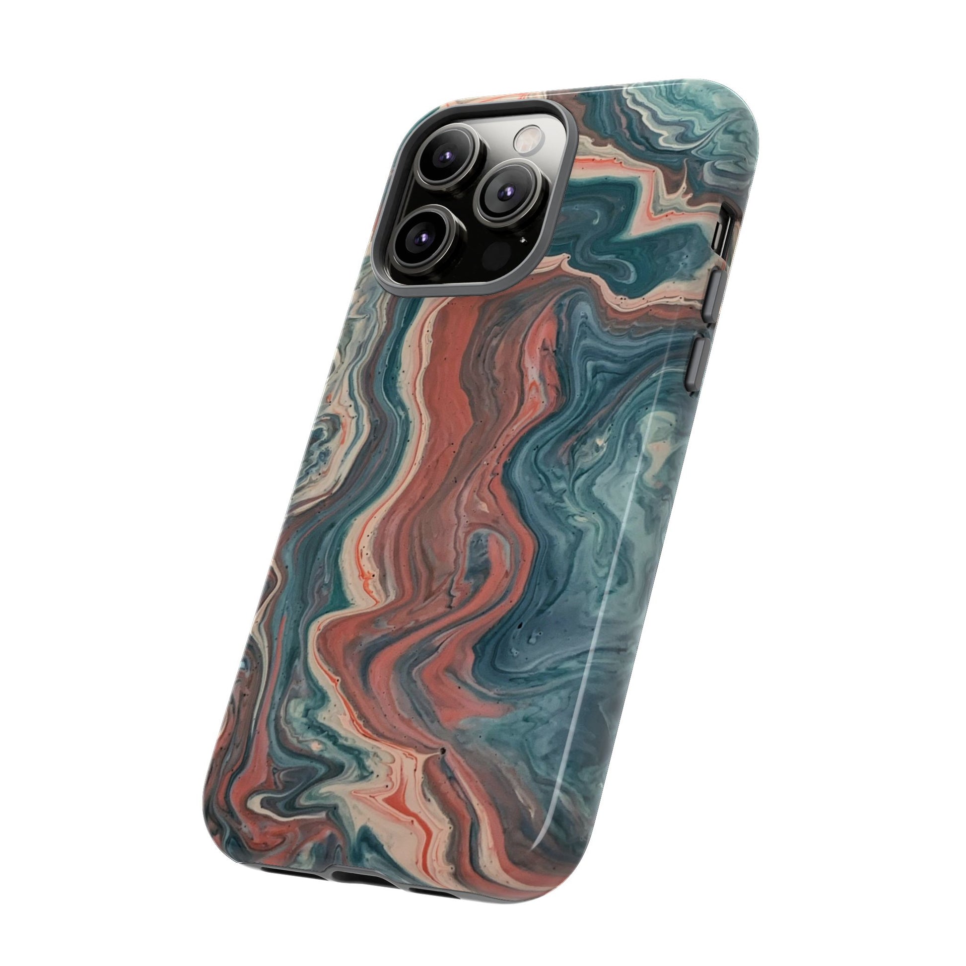 Artistic Phone Case, Tough Cases for Stylish Protection, Marble Design, Trendy Gift for Phone Lovers, Unique Cell Phone Accessory - FORMO