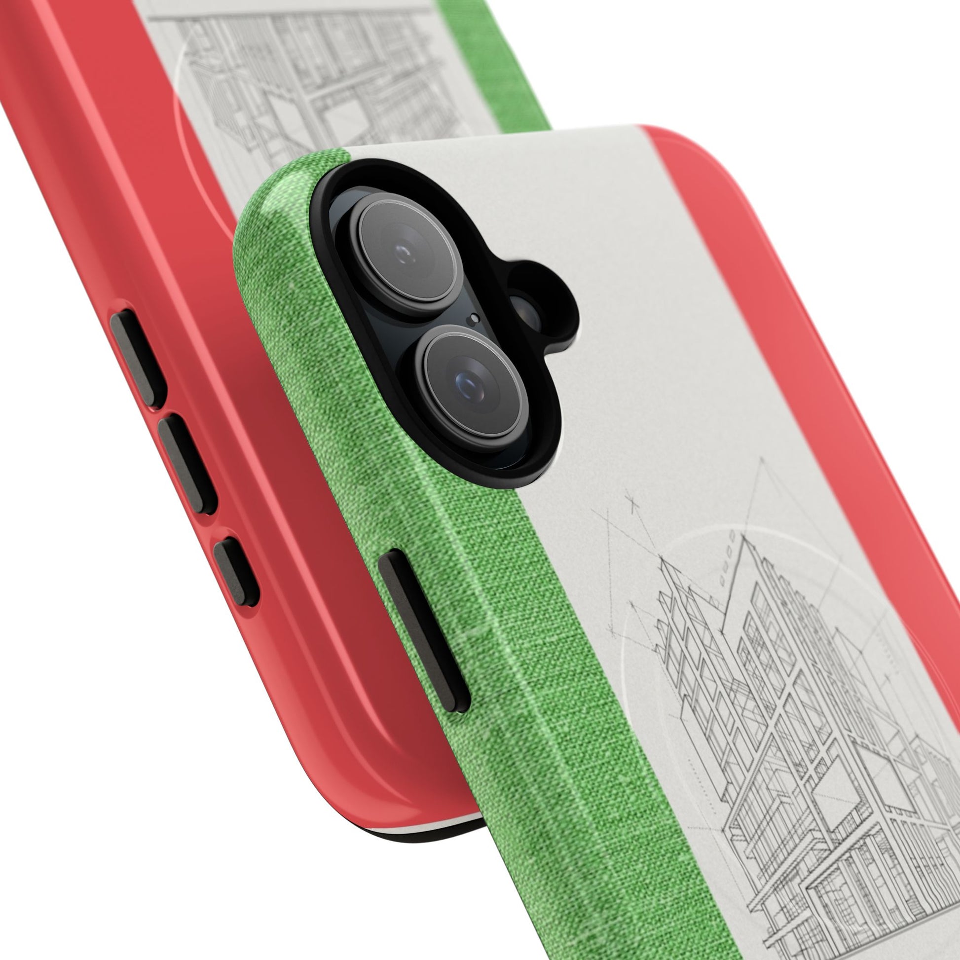 Italian Heritage Magnetic Phone Case, Stylish Phone Cover, Durable Magnet Case, Unique Gift for Travelers, Italian Culture Decor
