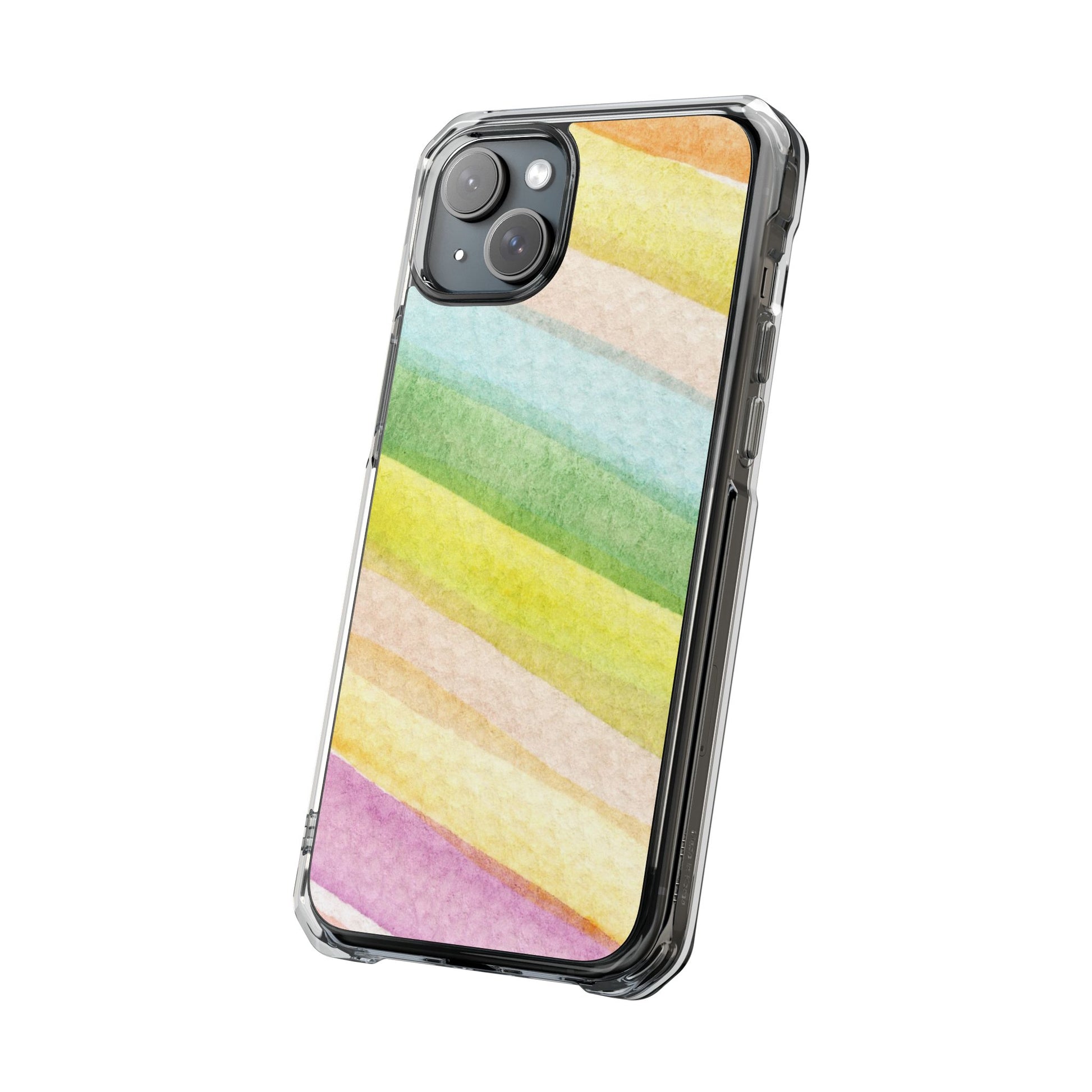 Colorful Watercolor Magnetic Phone Case for Impact Protection, Cute Phone Cover, Stylish Case for Gifts, Birthday, or Everyday Use - FORMO