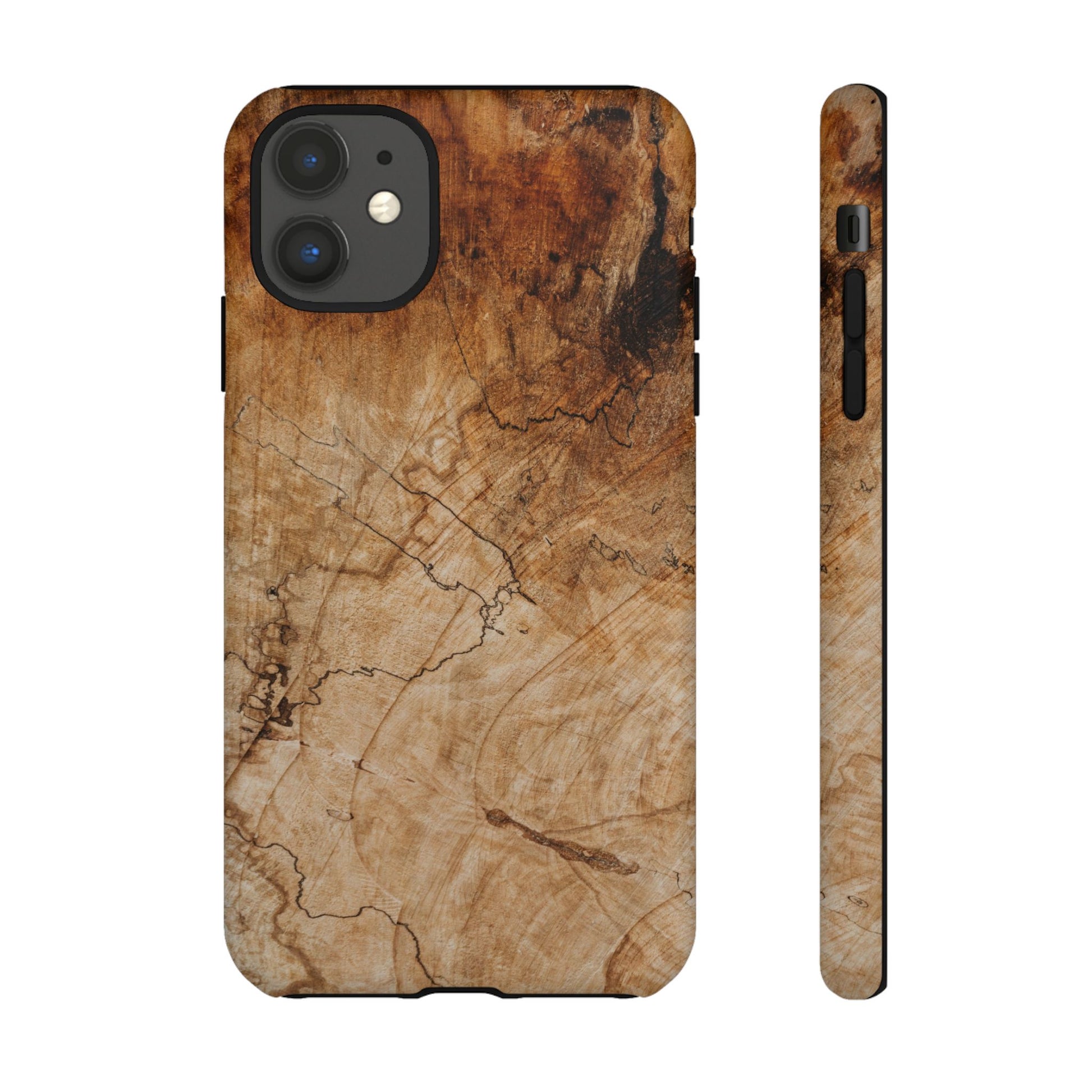 Woodland-Inspired Phone Case | Tough Cases, Natural Wood Grain Cover, Rustic Tech Accessory, Nature Lover Gift, Eco-Friendly - FORMO