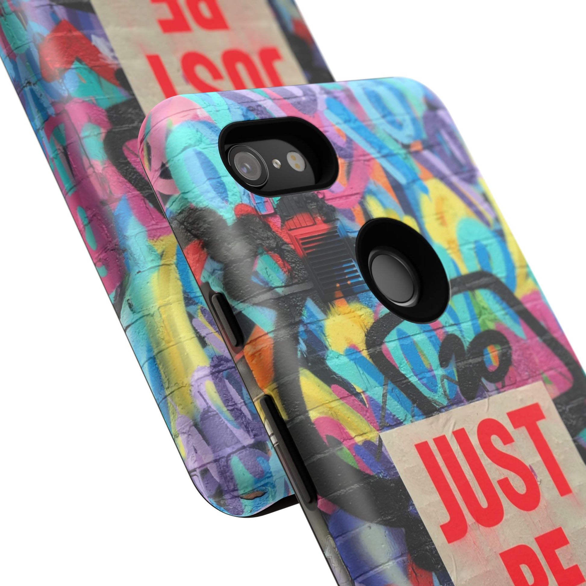 Colorful Phone Case - Just Be Nice Design, Motivational Gift, Phone Accessories, Unique Custom Case, Positive Vibe Tech Gear - FORMO