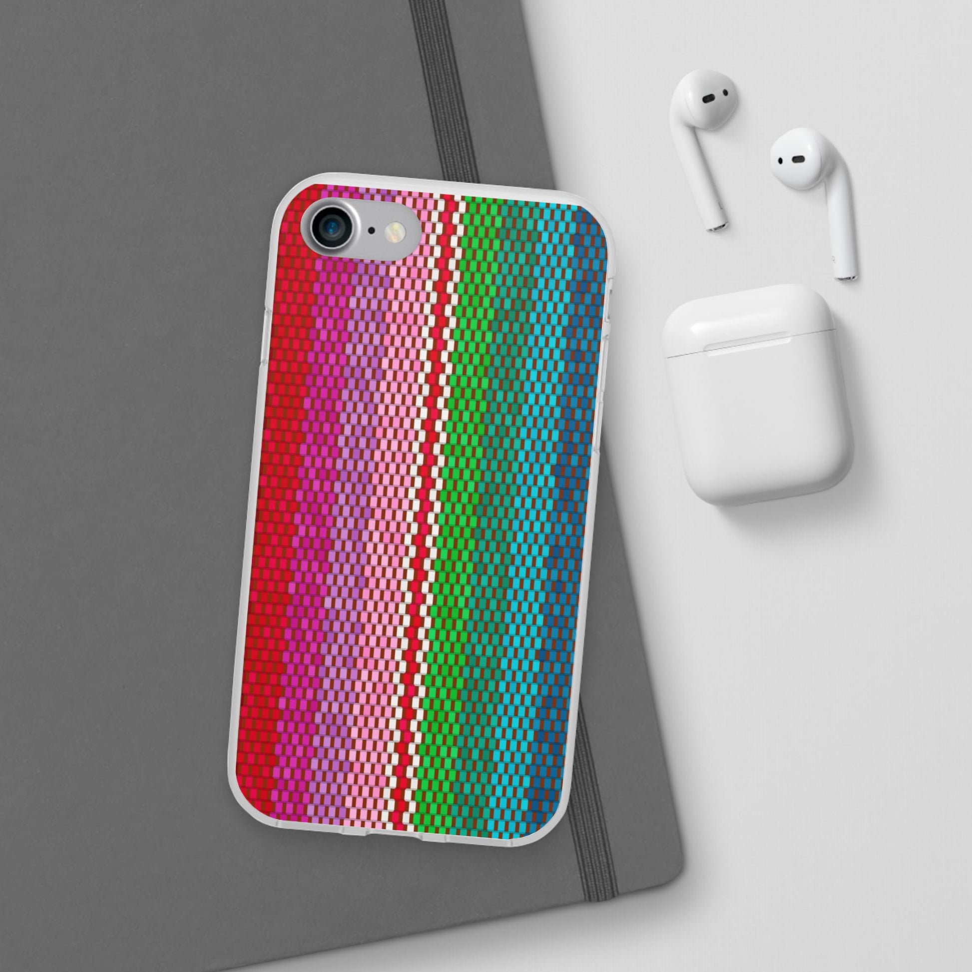 Colorful Striped Flexi Phone Case (iPhone & Samsung Compatible) - FORMO