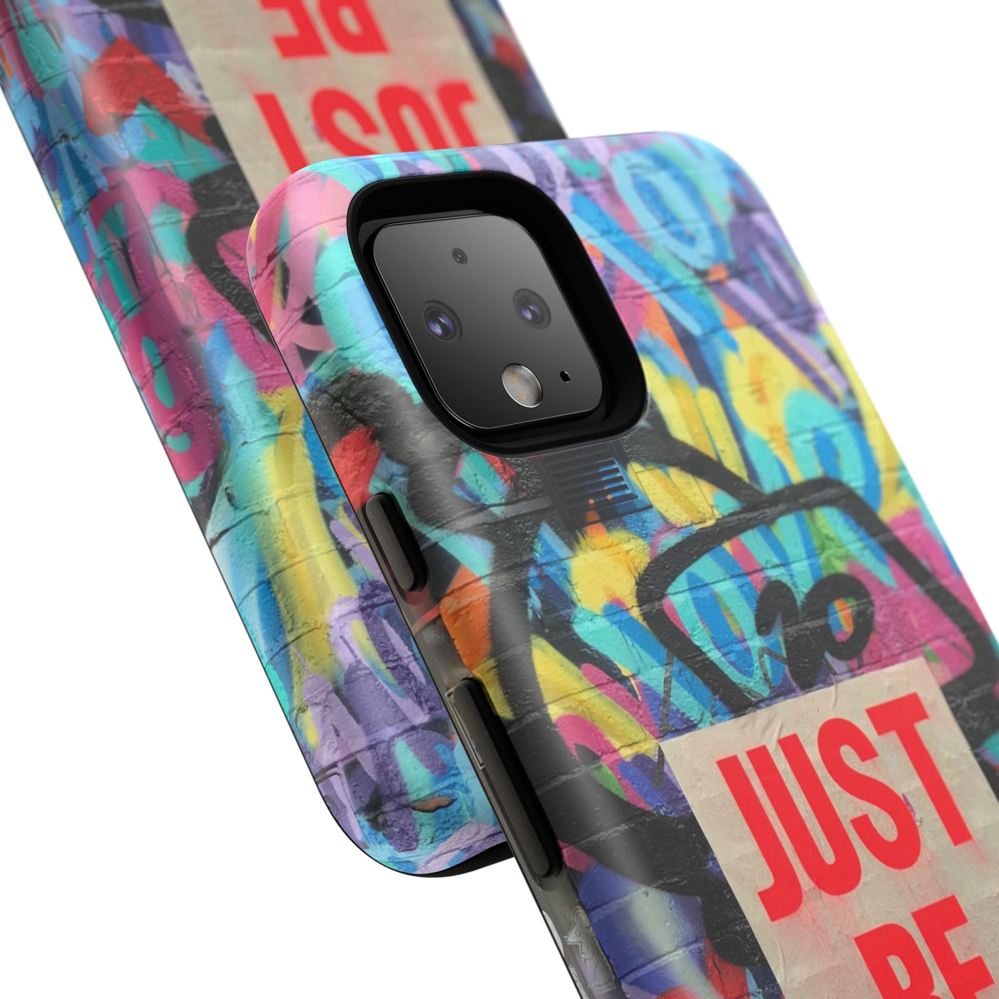Colorful Phone Case - Just Be Nice Design, Motivational Gift, Phone Accessories, Unique Custom Case, Positive Vibe Tech Gear - FORMO
