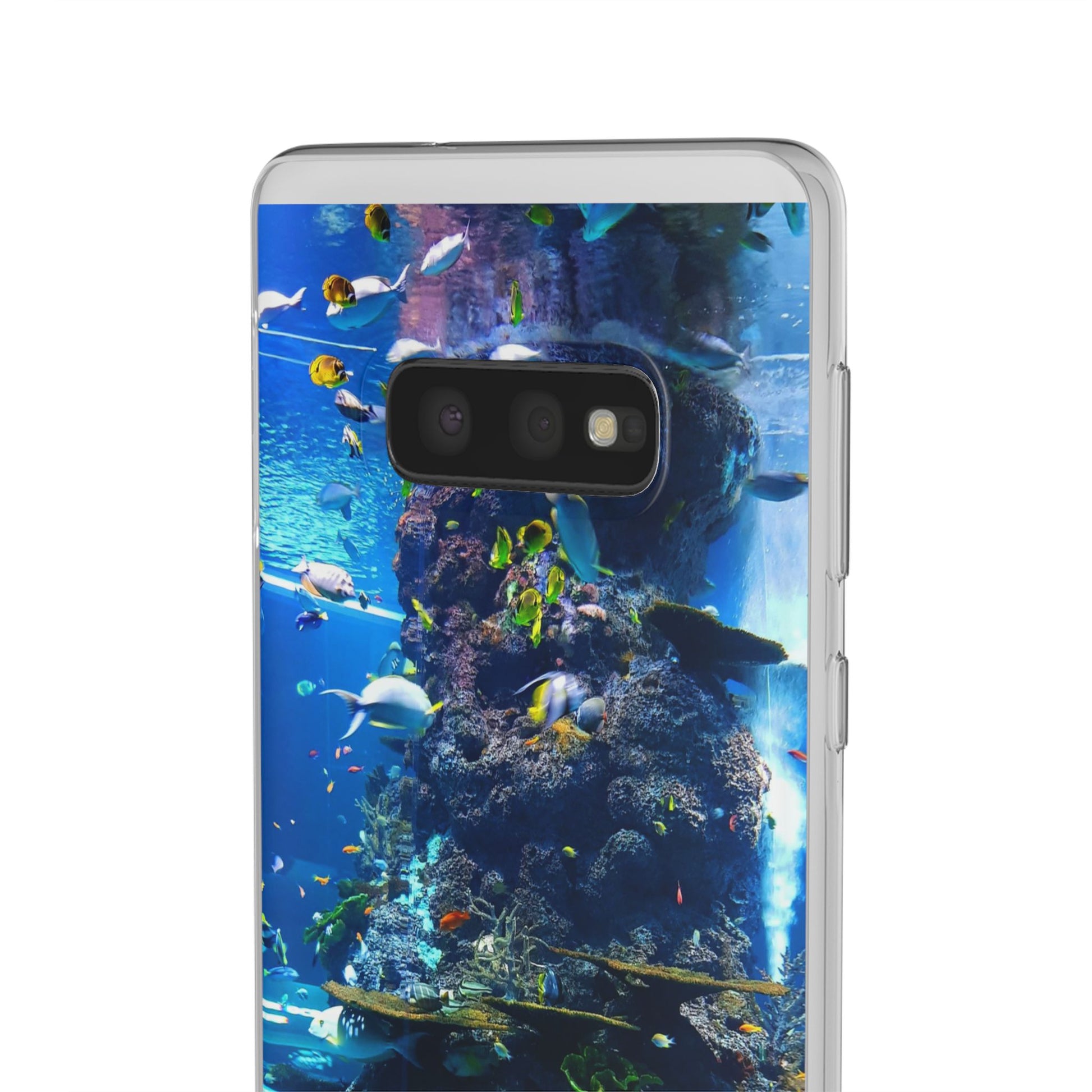 Underwater Paradise Phone Case, Flexible Mobile Cover, Ocean Lover Gift, Marine Life, Beach Decor, Sea Life Accessories - FORMO