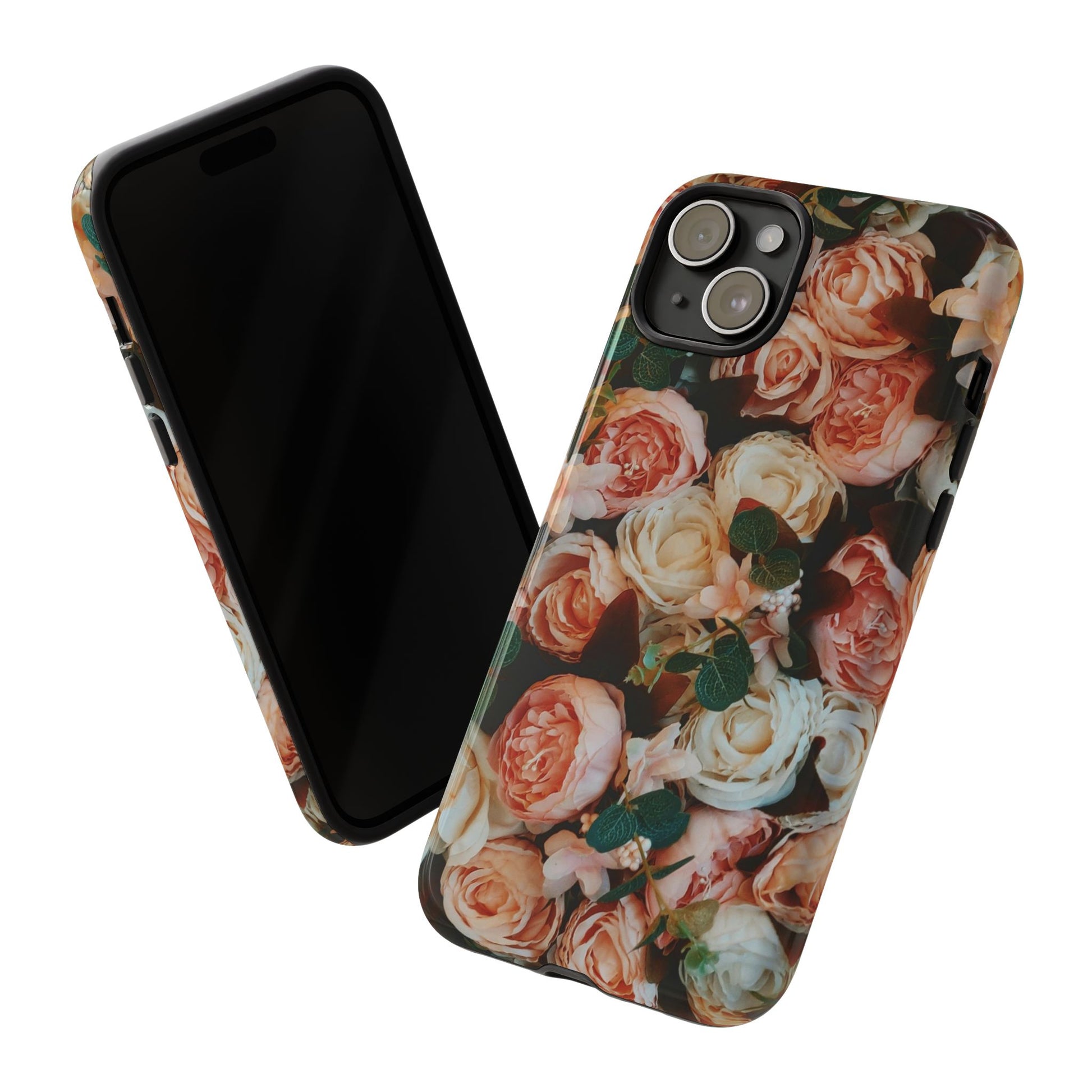 Floral Phone Case - Tough Cases, Rose Design, Floral Protection, Gift for Her, Cute Mobile Cover, Eco-Friendly Case - FORMO
