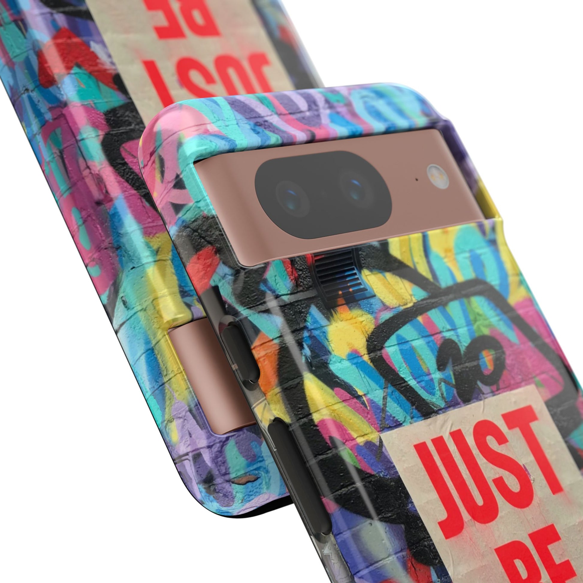 Colorful Phone Case - Just Be Nice Design, Motivational Gift, Phone Accessories, Unique Custom Case, Positive Vibe Tech Gear - FORMO