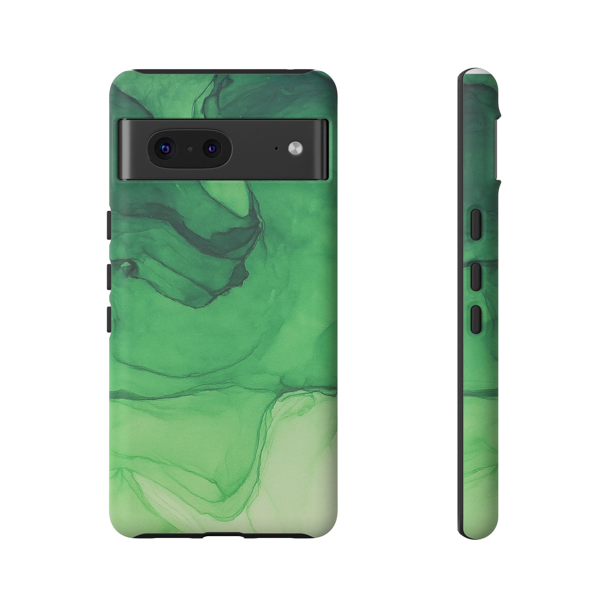 Stylish Phone Case for Nature Lovers, Tough Cases, Green Marble Design, Organic Aesthetic, Unique Gift, Eco-friendly Accessories
