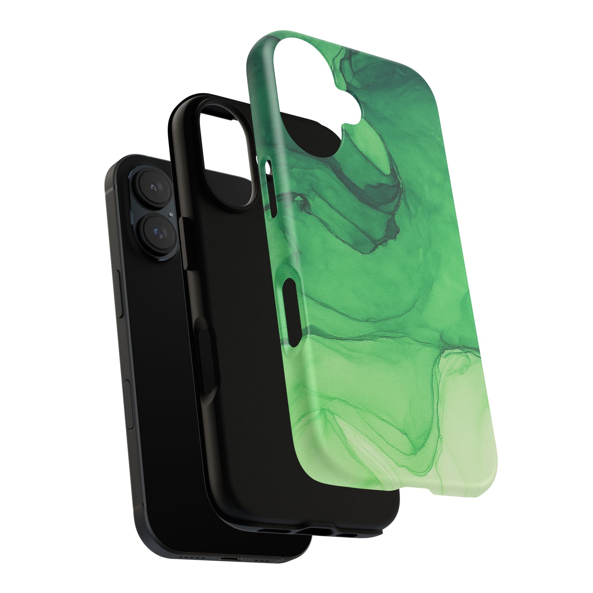 Stylish Phone Case for Nature Lovers, Tough Cases, Green Marble Design, Organic Aesthetic, Unique Gift, Eco-friendly Accessories