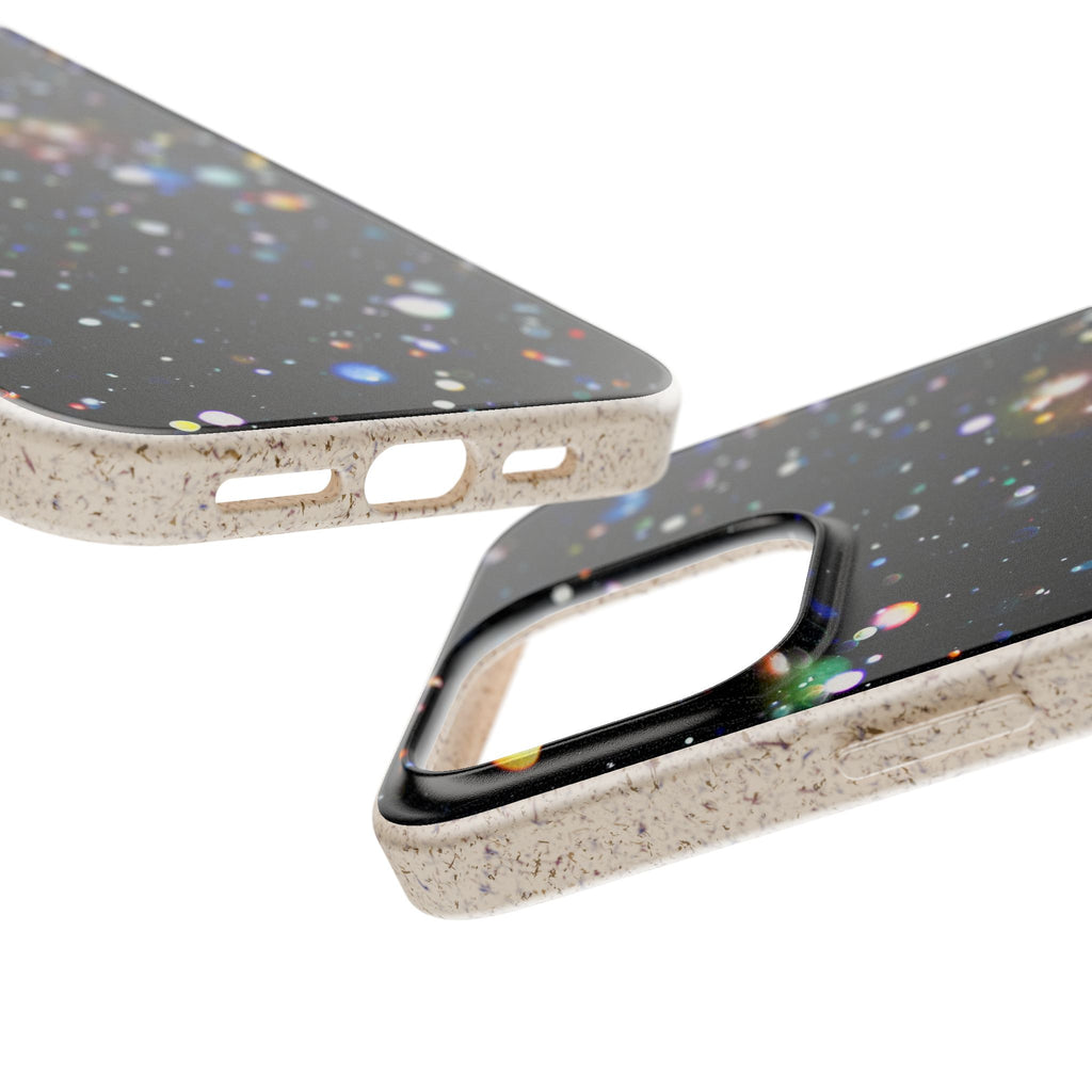 Eco-Friendly Phone Cases, Galaxy Print Biodegradable Cases, Sustainable Phone Accessories, Green Gifts for Her, Space Lover Gift - FORMO