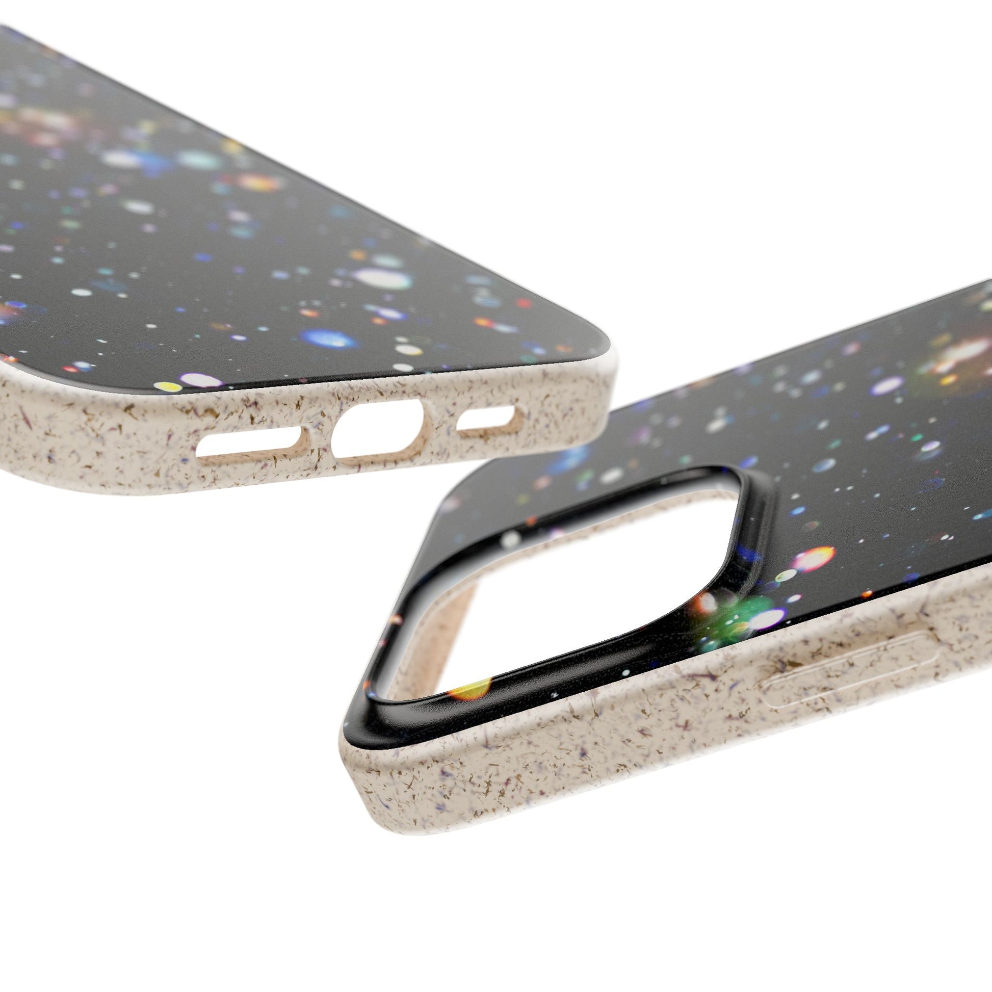 Eco-Friendly Phone Cases, Galaxy Print Biodegradable Cases, Sustainable Phone Accessories, Green Gifts for Her, Space Lover Gift - FORMO