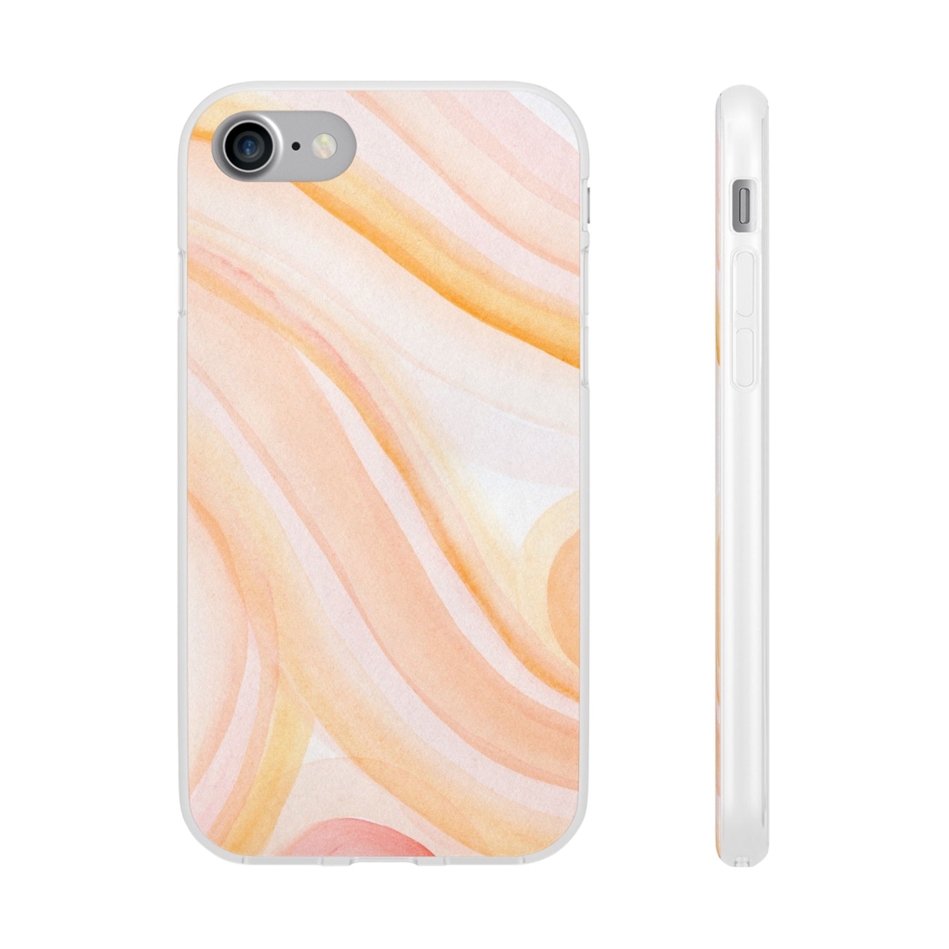 Aesthetic Phone Case, Soft Pastel Flexible Cover, Trendy Mobile Accessories, Gift for Her, Cute Phone Protection - FORMO