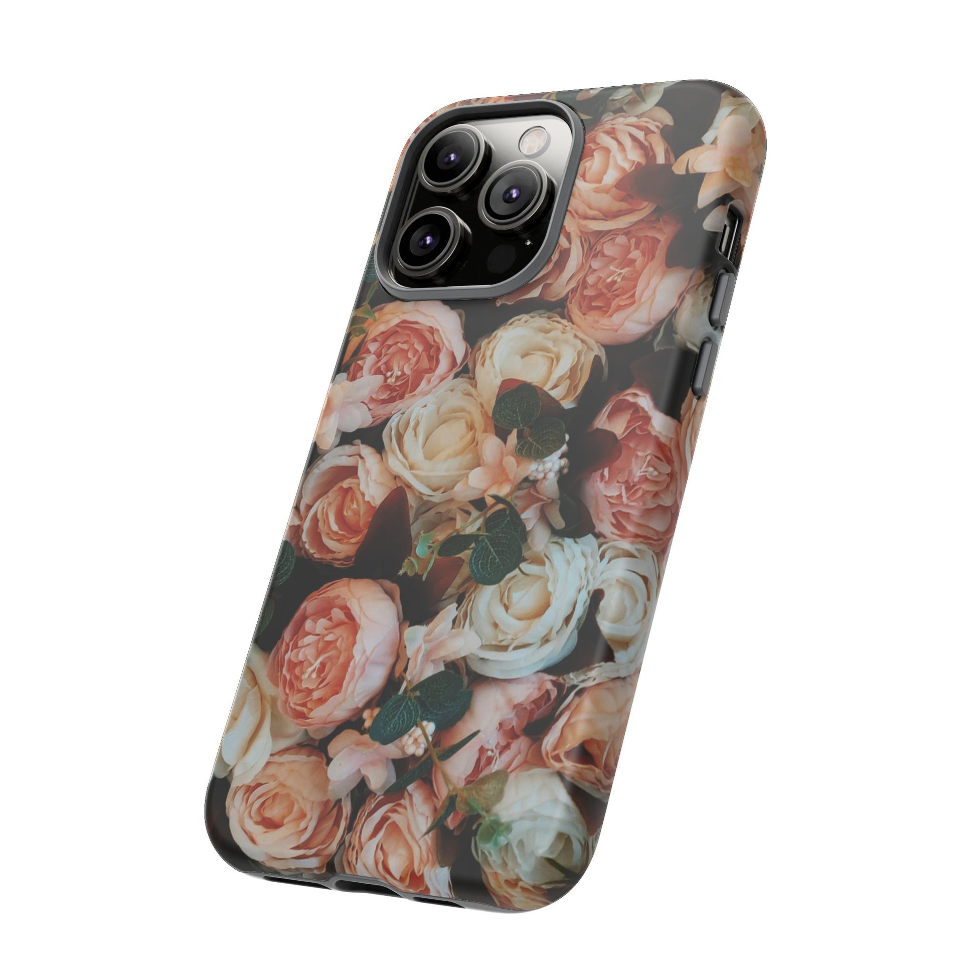 Floral Phone Case - Tough Cases, Rose Design, Floral Protection, Gift for Her, Cute Mobile Cover, Eco-Friendly Case - FORMO