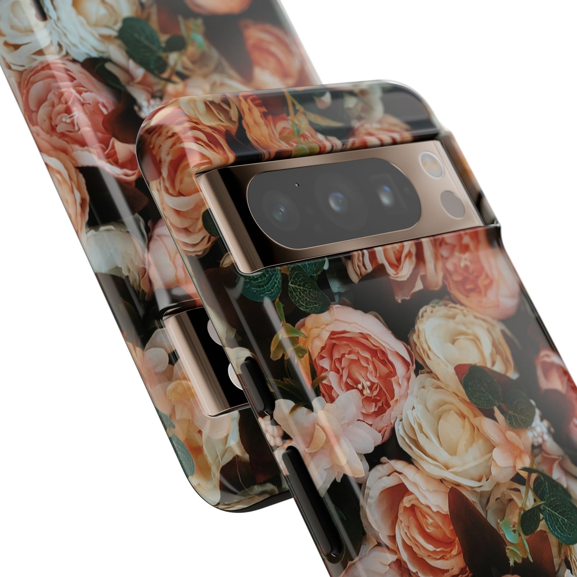 Floral Phone Case - Tough Cases, Rose Design, Floral Protection, Gift for Her, Cute Mobile Cover, Eco-Friendly Case - FORMO