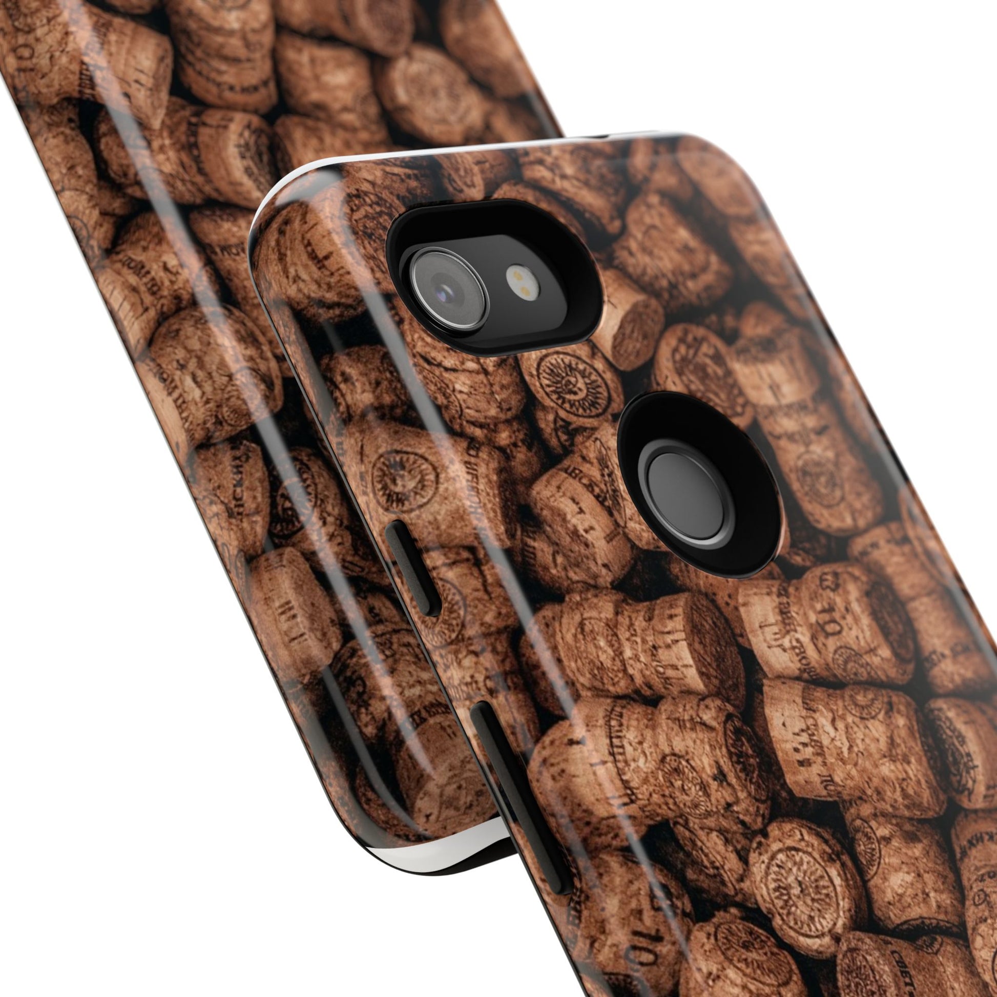 Cork Pattern Phone Case - Eco-Friendly, Vintage Style, Rustic Gifts for Wine Lovers, Housewarming, Birthday, Unique Gift - FORMO