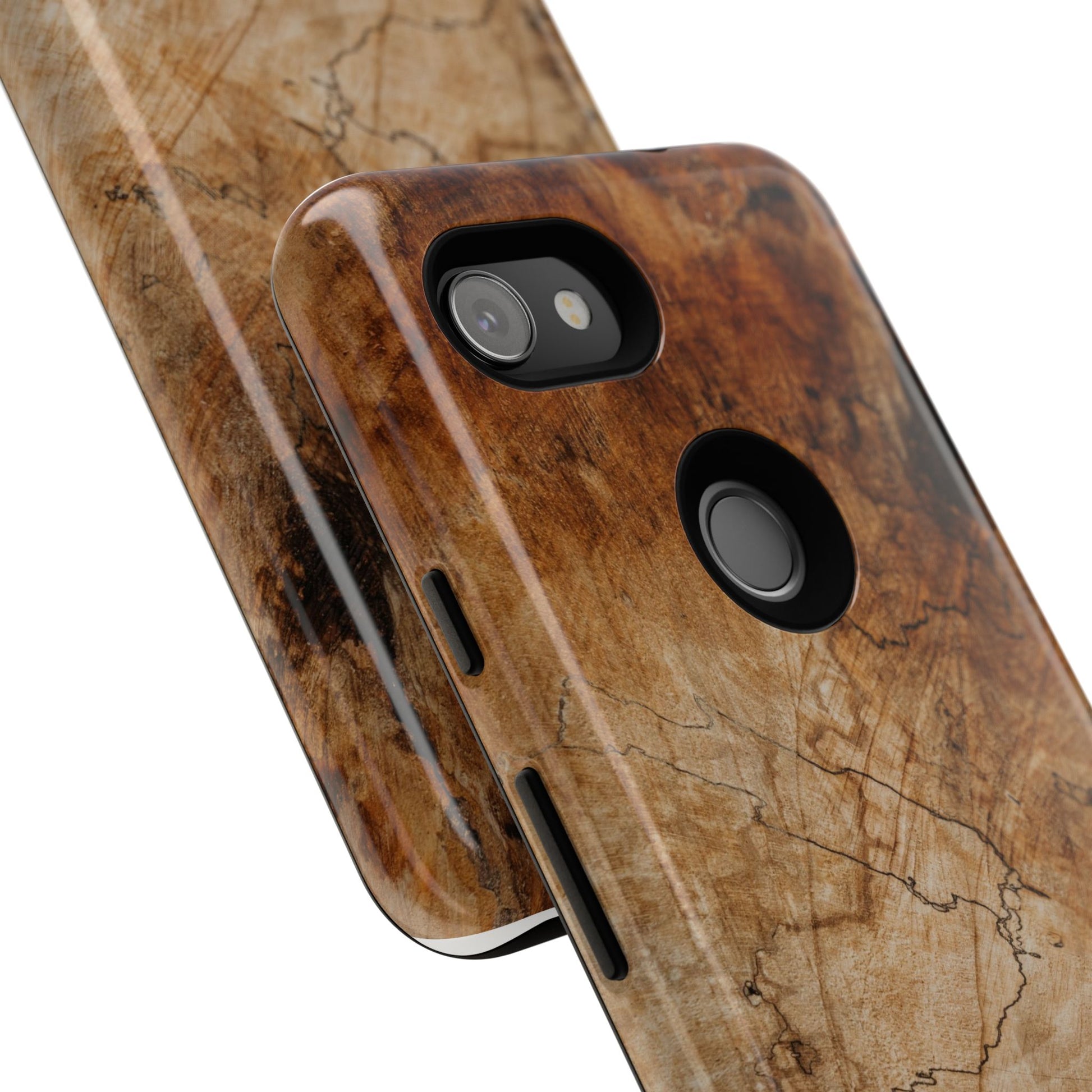 Woodland-Inspired Phone Case | Tough Cases, Natural Wood Grain Cover, Rustic Tech Accessory, Nature Lover Gift, Eco-Friendly - FORMO