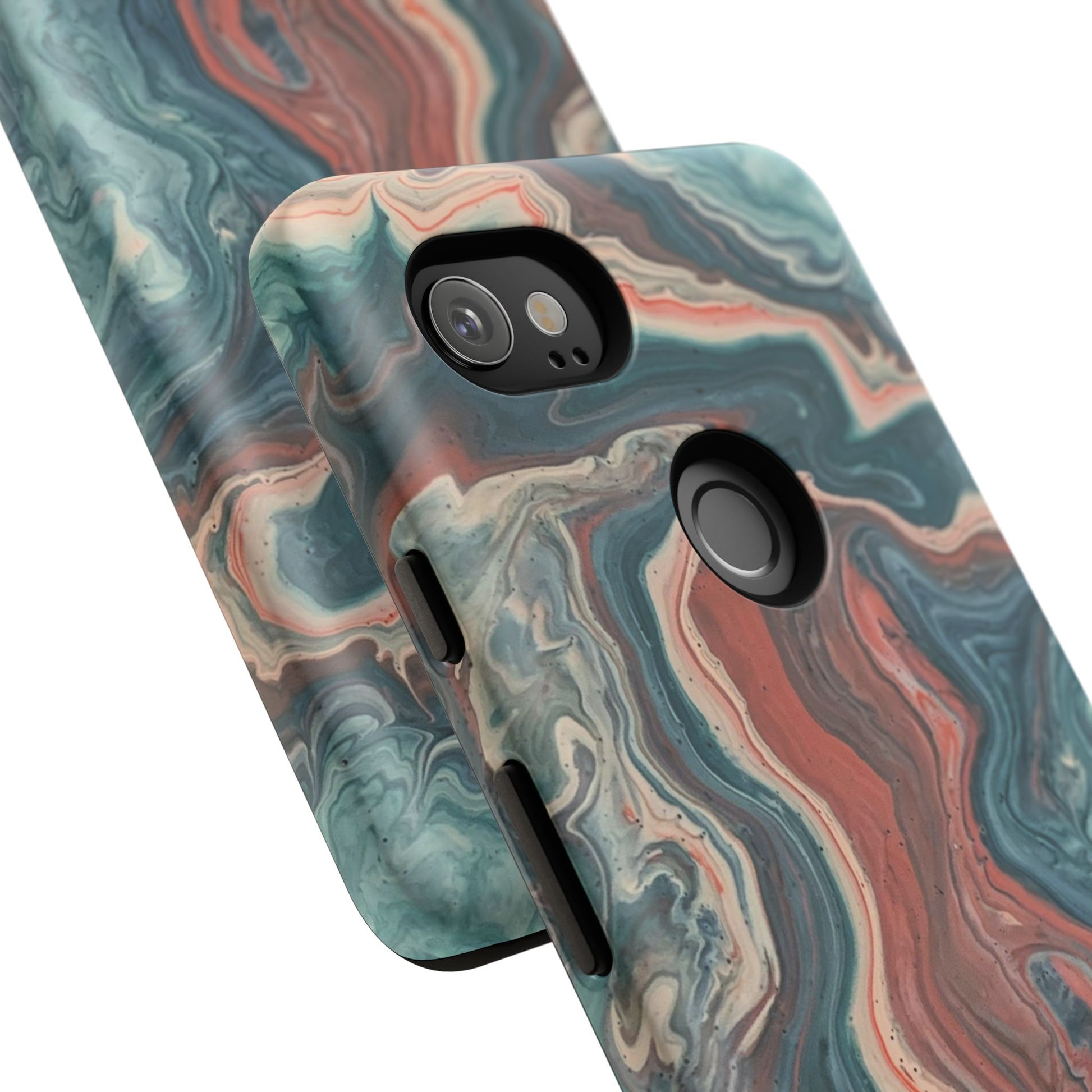 Artistic Phone Case, Tough Cases for Stylish Protection, Marble Design, Trendy Gift for Phone Lovers, Unique Cell Phone Accessory - FORMO