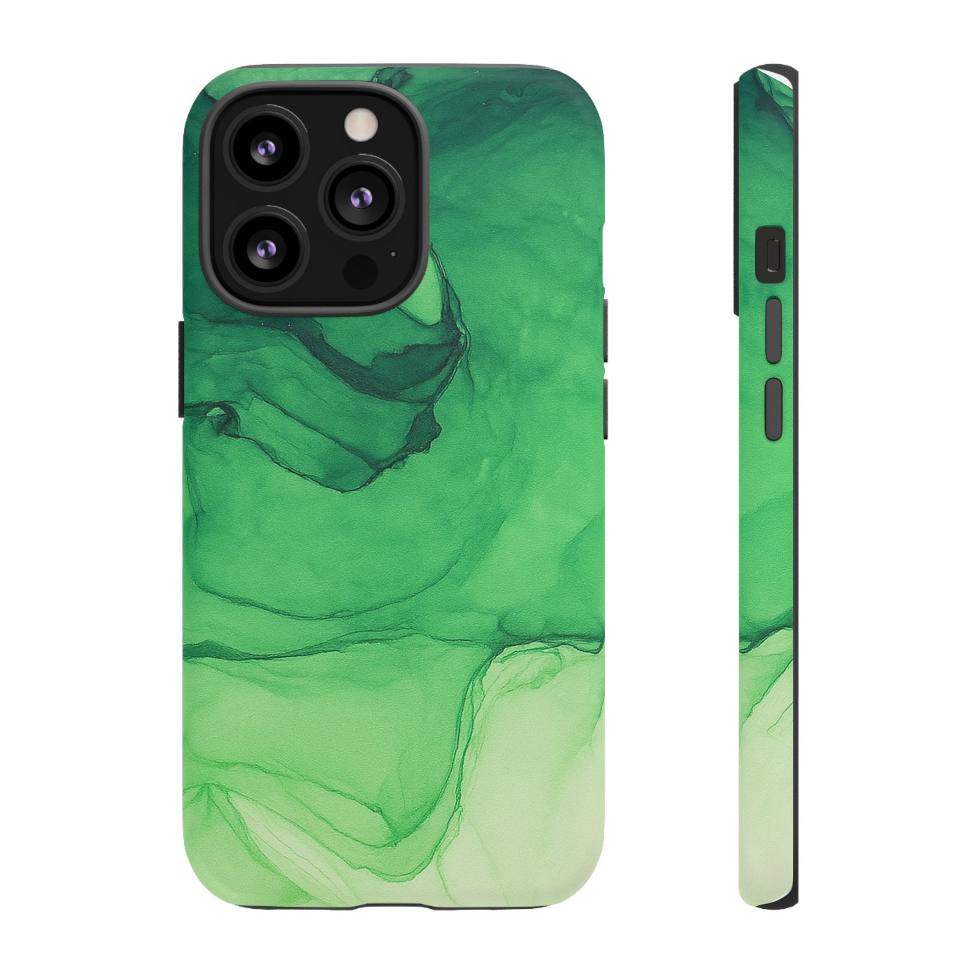 Stylish Phone Case for Nature Lovers, Tough Cases, Green Marble Design, Organic Aesthetic, Unique Gift, Eco-friendly Accessories
