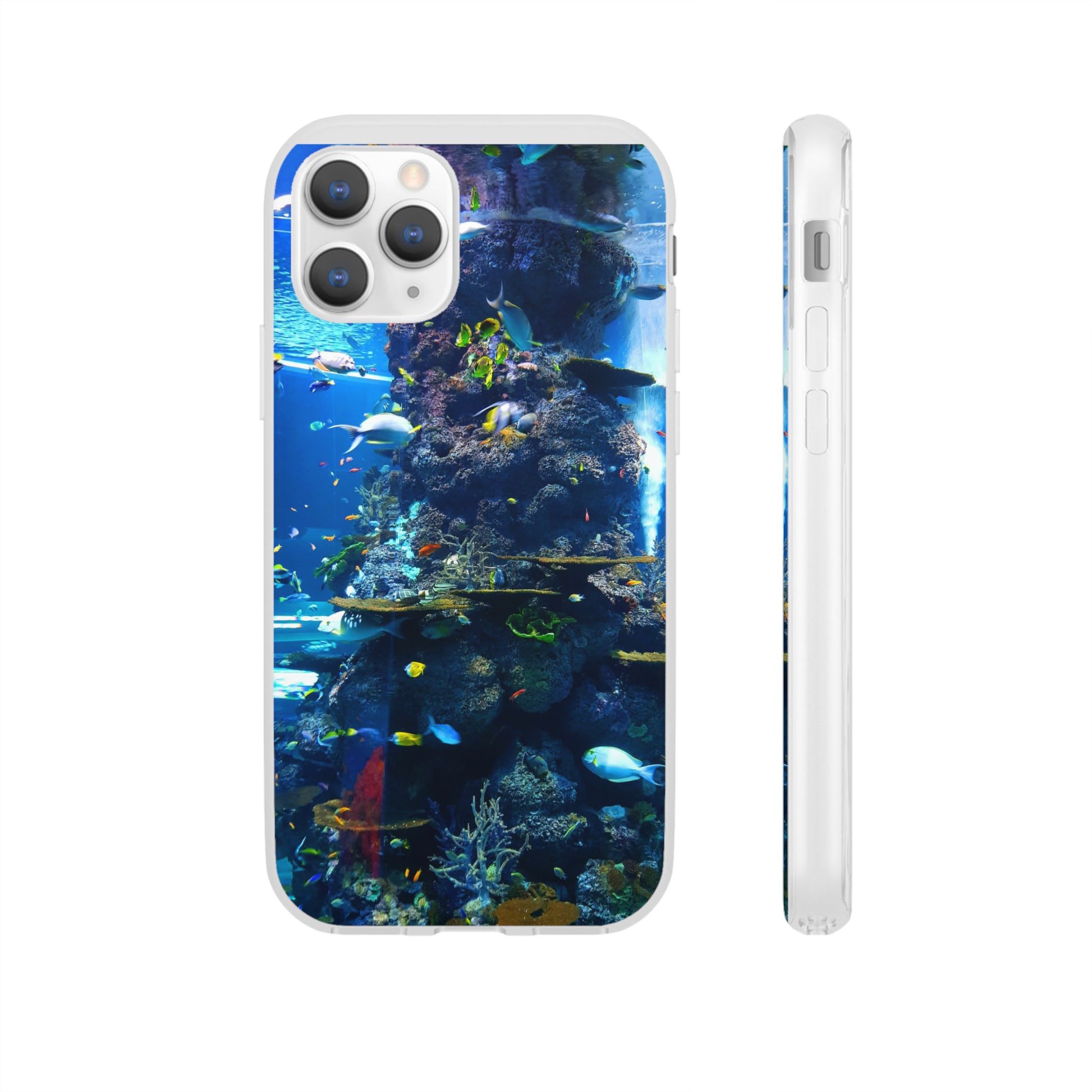 Underwater Paradise Phone Case, Flexible Mobile Cover, Ocean Lover Gift, Marine Life, Beach Decor, Sea Life Accessories - FORMO