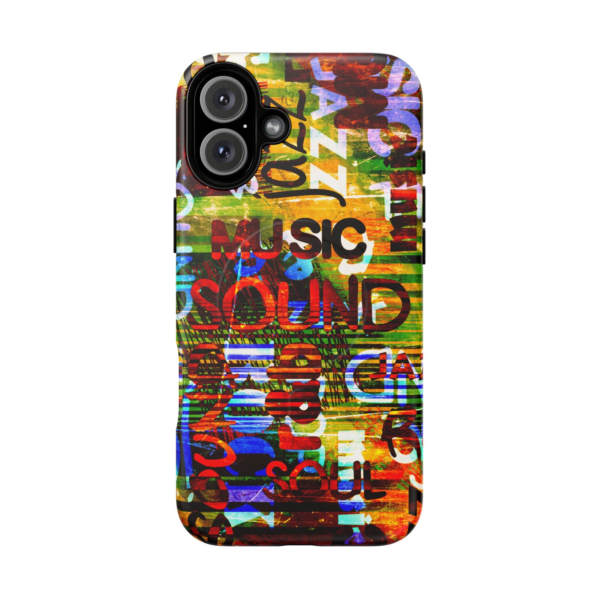 Colorful Music-Themed Phone Case (iPhone & Samsung Compatible) - FORMO