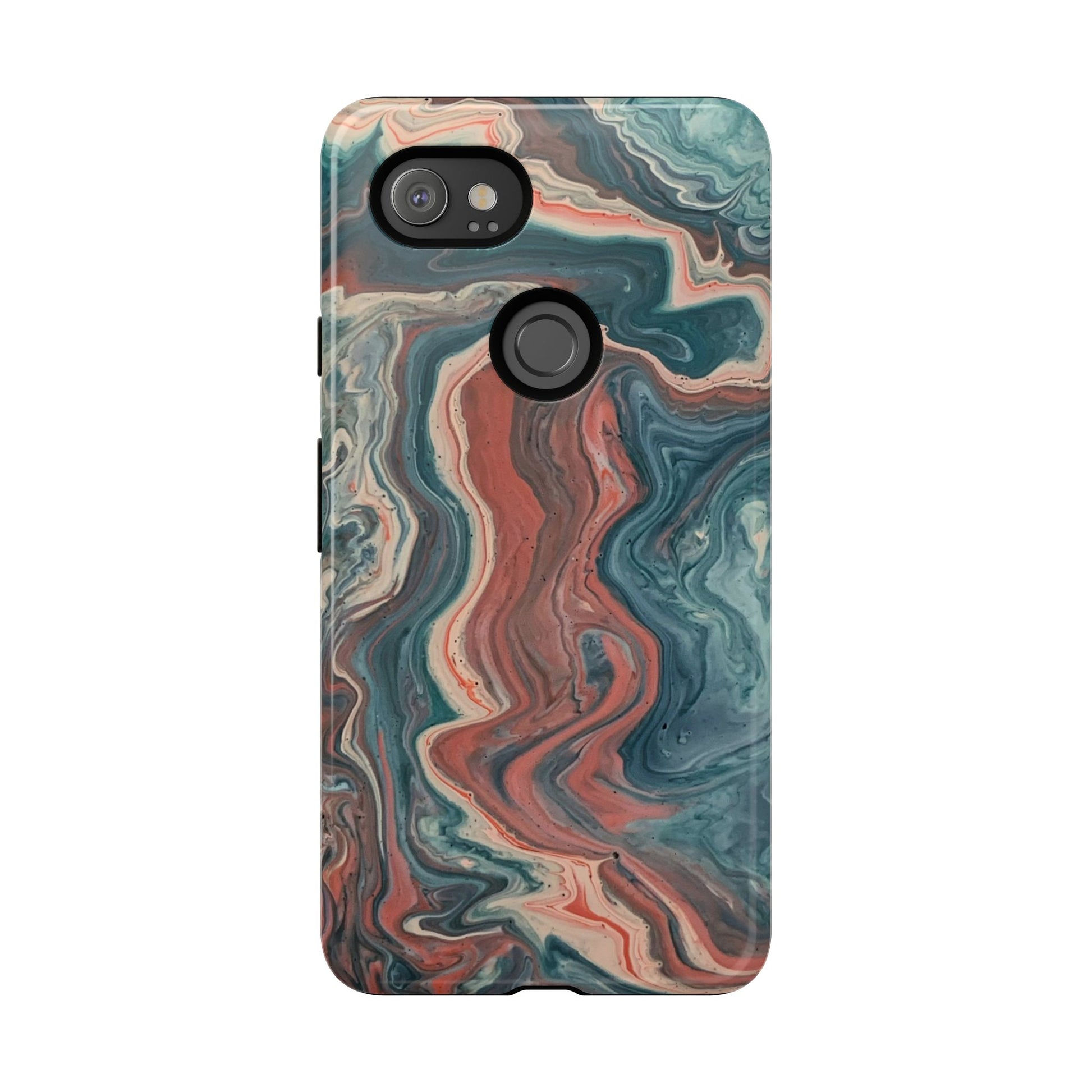 Artistic Phone Case, Tough Cases for Stylish Protection, Marble Design, Trendy Gift for Phone Lovers, Unique Cell Phone Accessory - FORMO