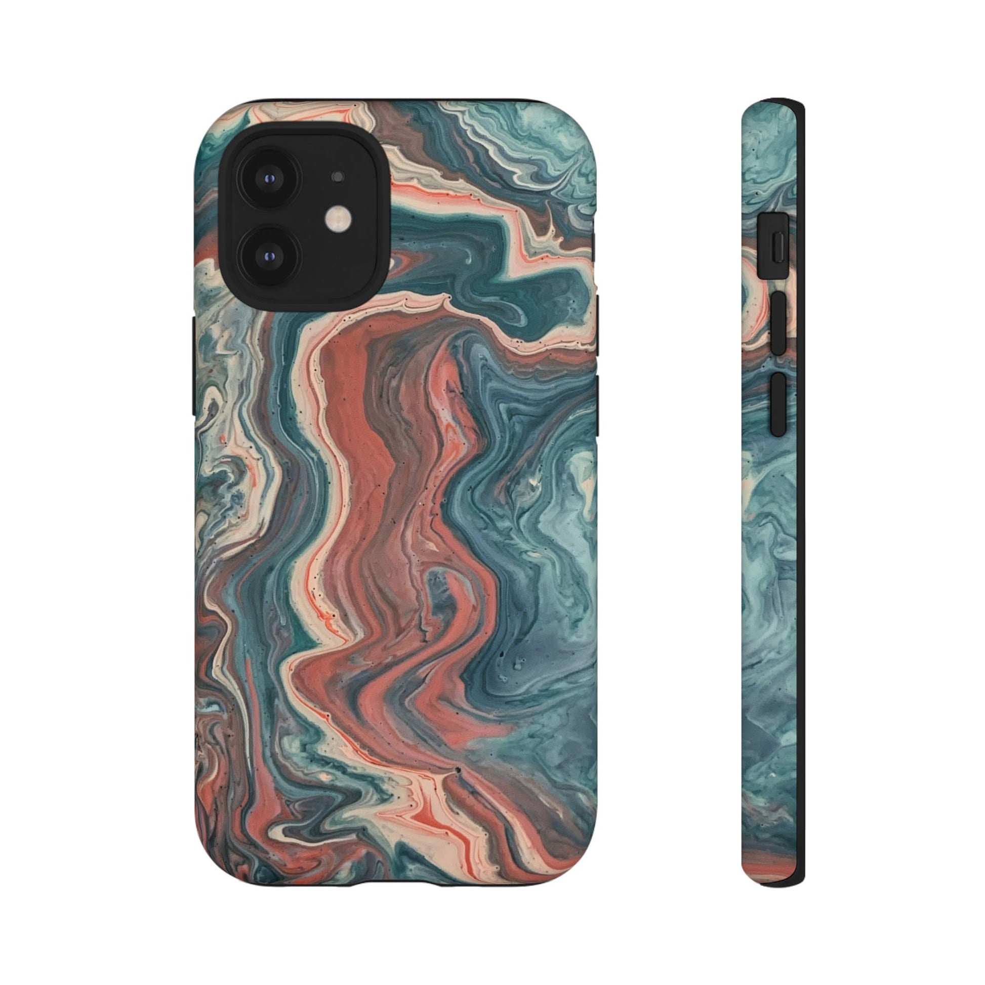Artistic Phone Case, Tough Cases for Stylish Protection, Marble Design, Trendy Gift for Phone Lovers, Unique Cell Phone Accessory - FORMO