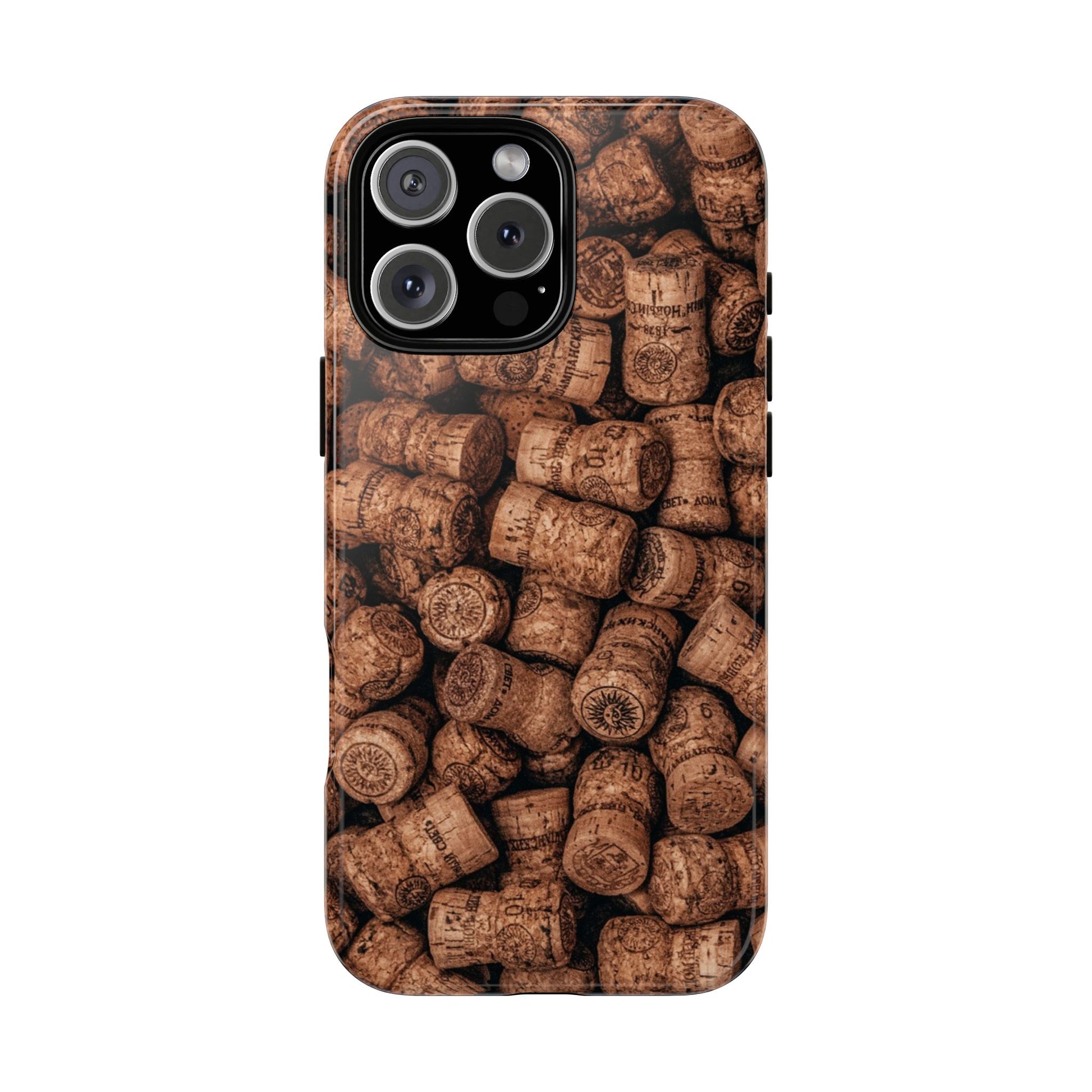 Cork Pattern Phone Case - Eco-Friendly, Vintage Style, Rustic Gifts for Wine Lovers, Housewarming, Birthday, Unique Gift - FORMO