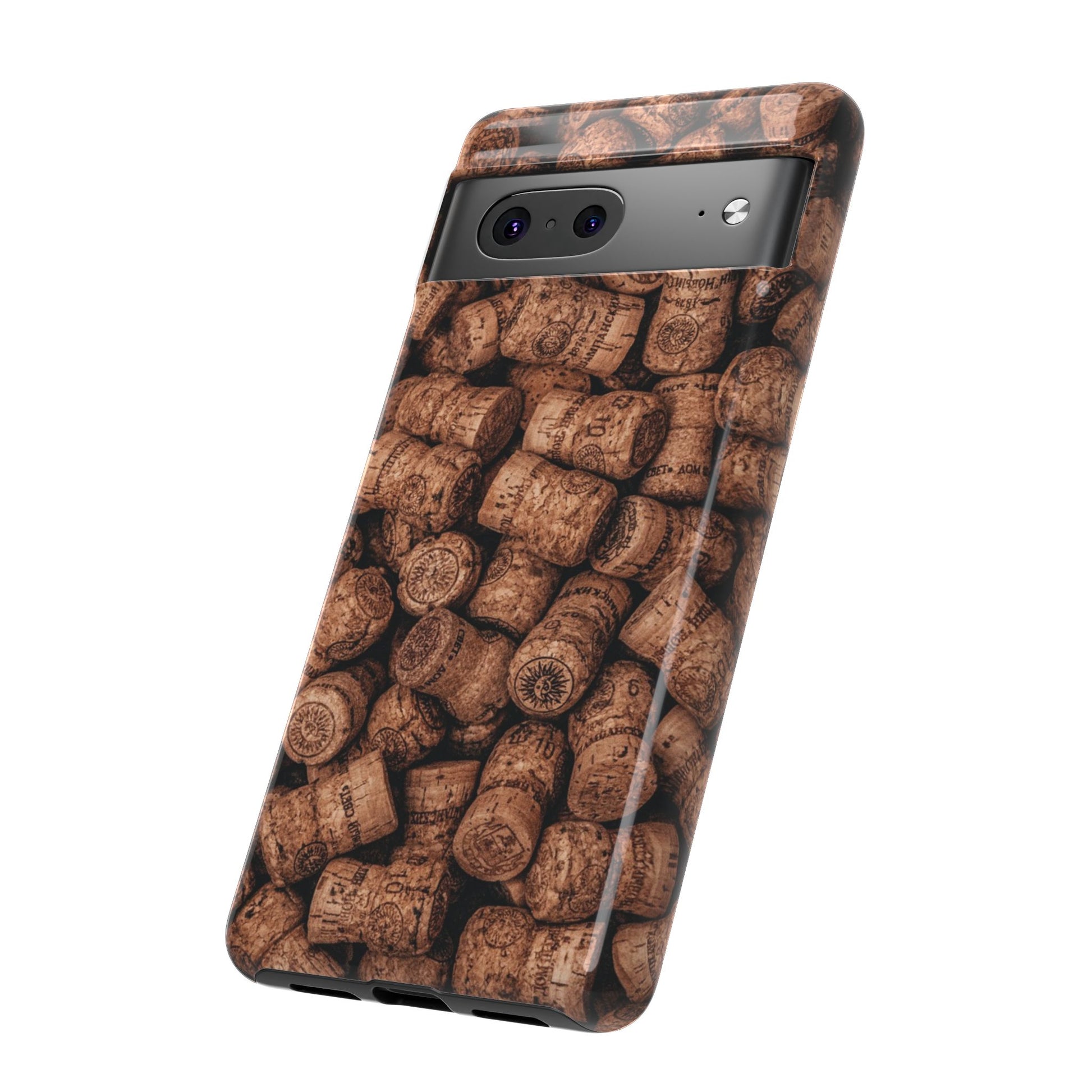 Cork Pattern Phone Case - Eco-Friendly, Vintage Style, Rustic Gifts for Wine Lovers, Housewarming, Birthday, Unique Gift - FORMO