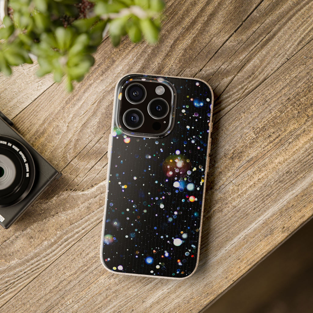 Eco-Friendly Phone Cases, Galaxy Print Biodegradable Cases, Sustainable Phone Accessories, Green Gifts for Her, Space Lover Gift - FORMO