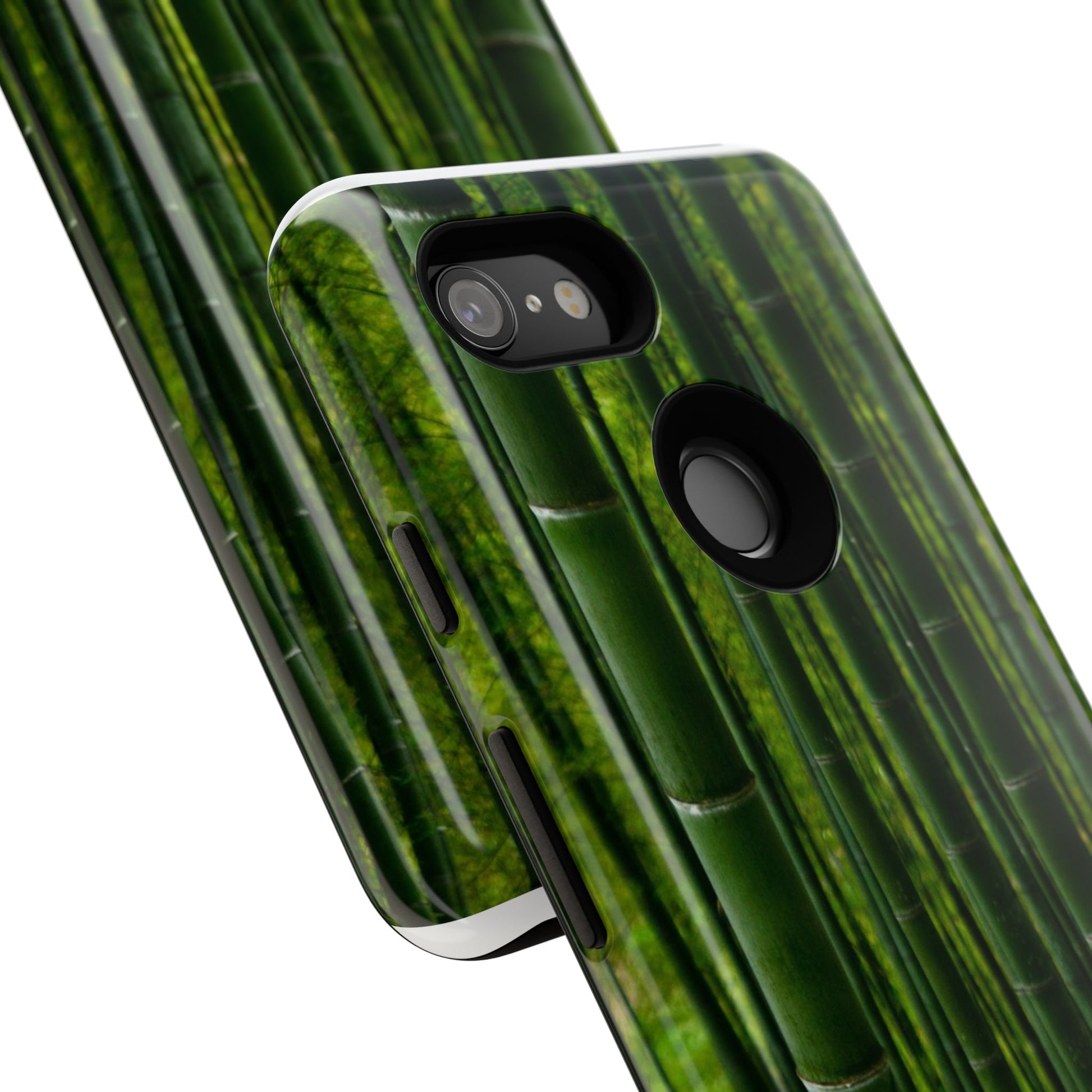 Bamboo Phone Case - Tough Cases, Nature Lover Gift, Eco-Friendly Phone Accessory, Greenery Design, Unique Smartphone Cover - FORMO