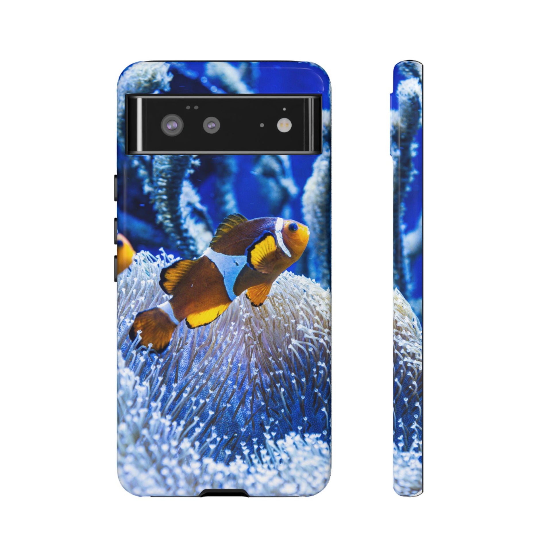 Colorful Marine Life Phone Case, Fish Case, Ocean Lover Gift, Underwater Art, Unique Phone Cover, Tough Phone Protector - FORMO